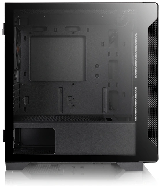 Корпус Thermaltake S100 TG черный без БП mATX 5x120mm 4x140mm 1x200mm 1xUSB3.0 1xUSB3.1 audio bott PSU — миниатюра 3