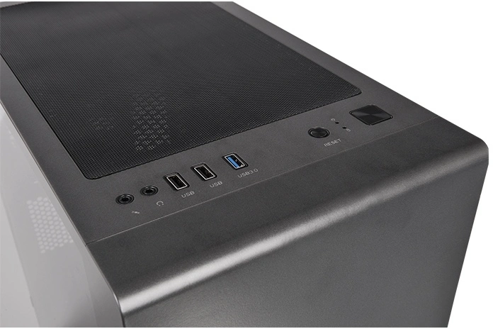 Корпус Thermaltake S100 TG черный без БП mATX 5x120mm 4x140mm 1x200mm 1xUSB3.0 1xUSB3.1 audio bott PSU — миниатюра 5