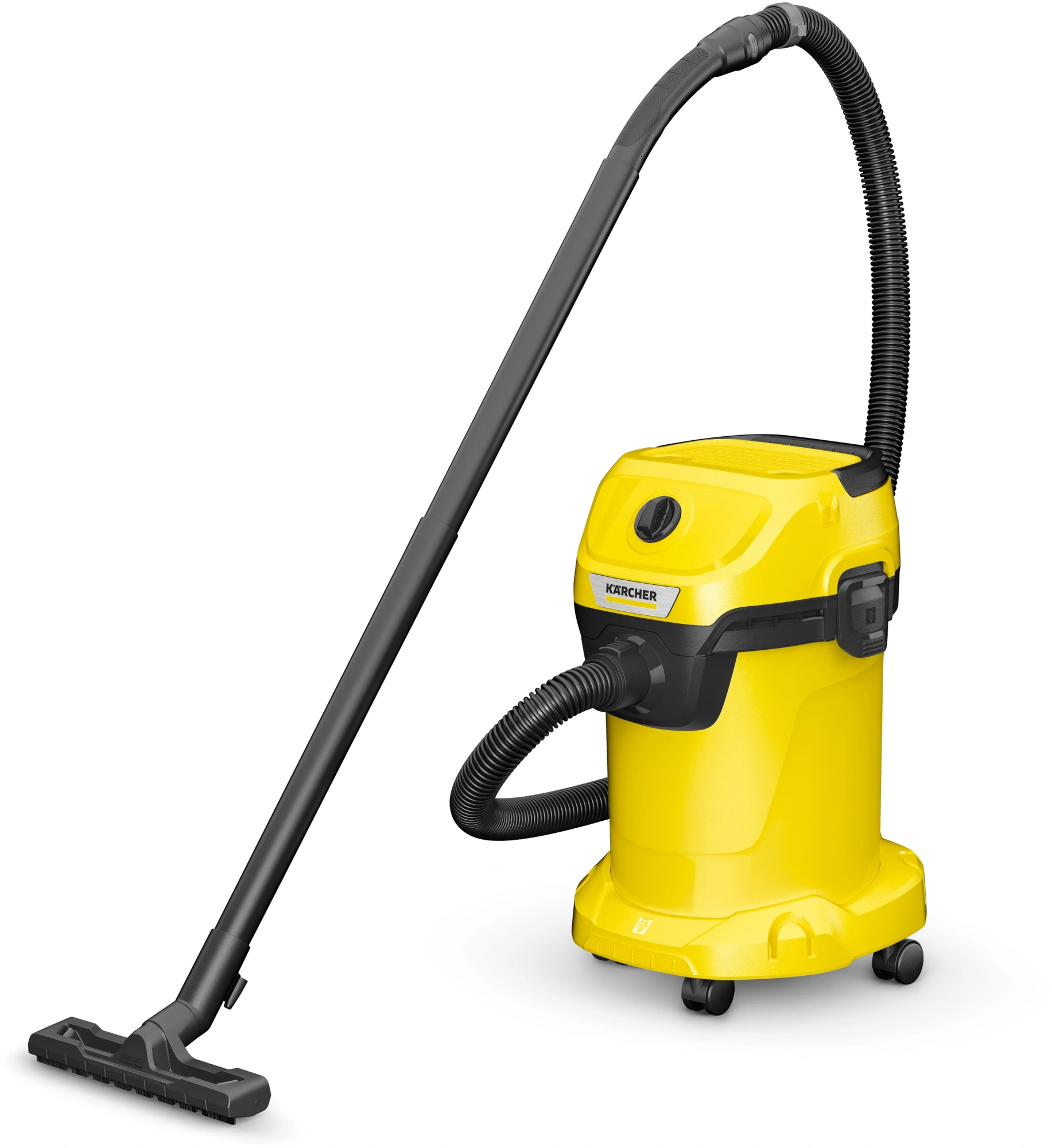 Строительный пылесос Karcher WD 3 V-17/4/20 1000Вт (уборка: сухая/влажная) желтый — миниатюра 7