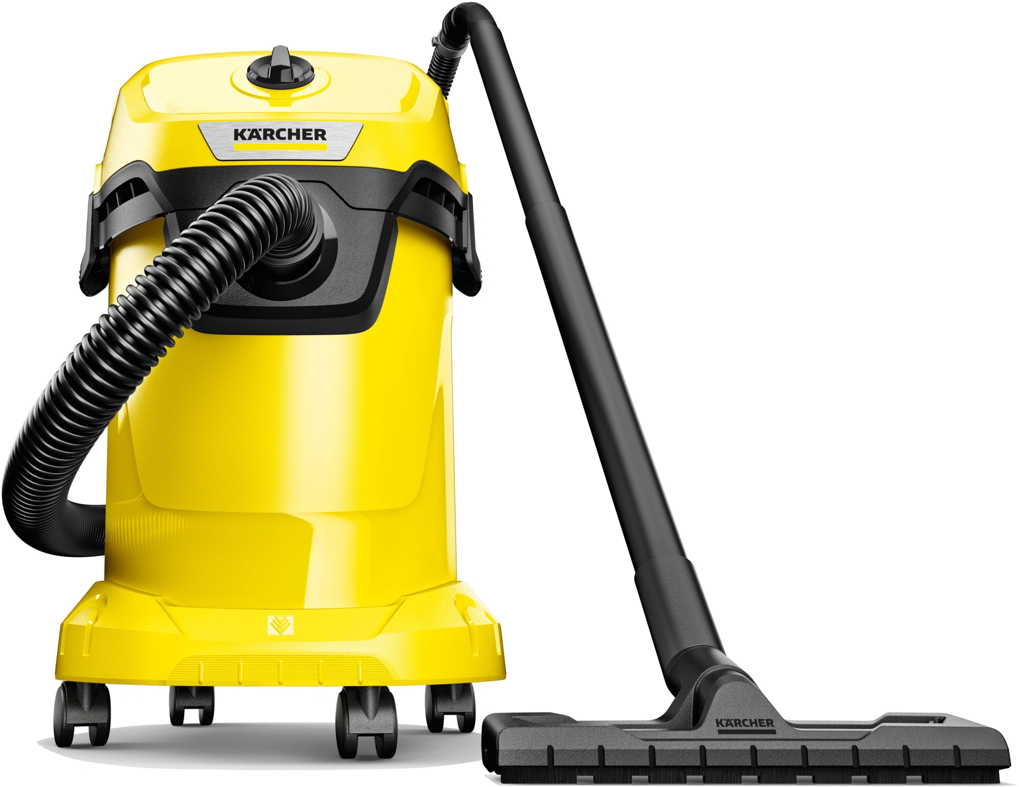 Строительный пылесос Karcher WD 3 V-17/4/20 1000Вт (уборка: сухая/влажная) желтый — миниатюра 8