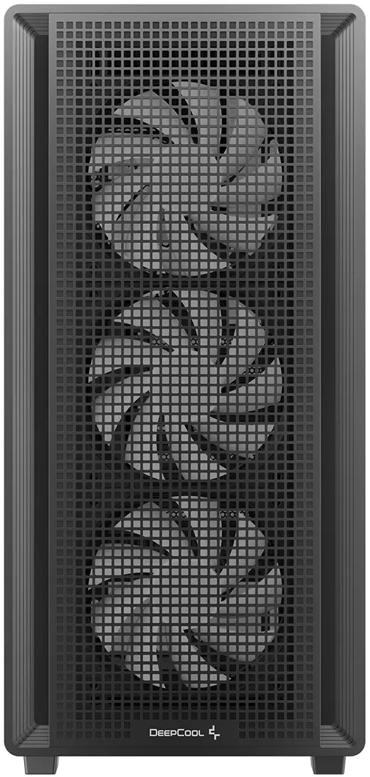 Корпус Deepcool CC550 4F черный без БП ATX 4x120mm 5x140mm 1xUSB2.0 1xUSB3.0 audio bott PSU — миниатюра 3