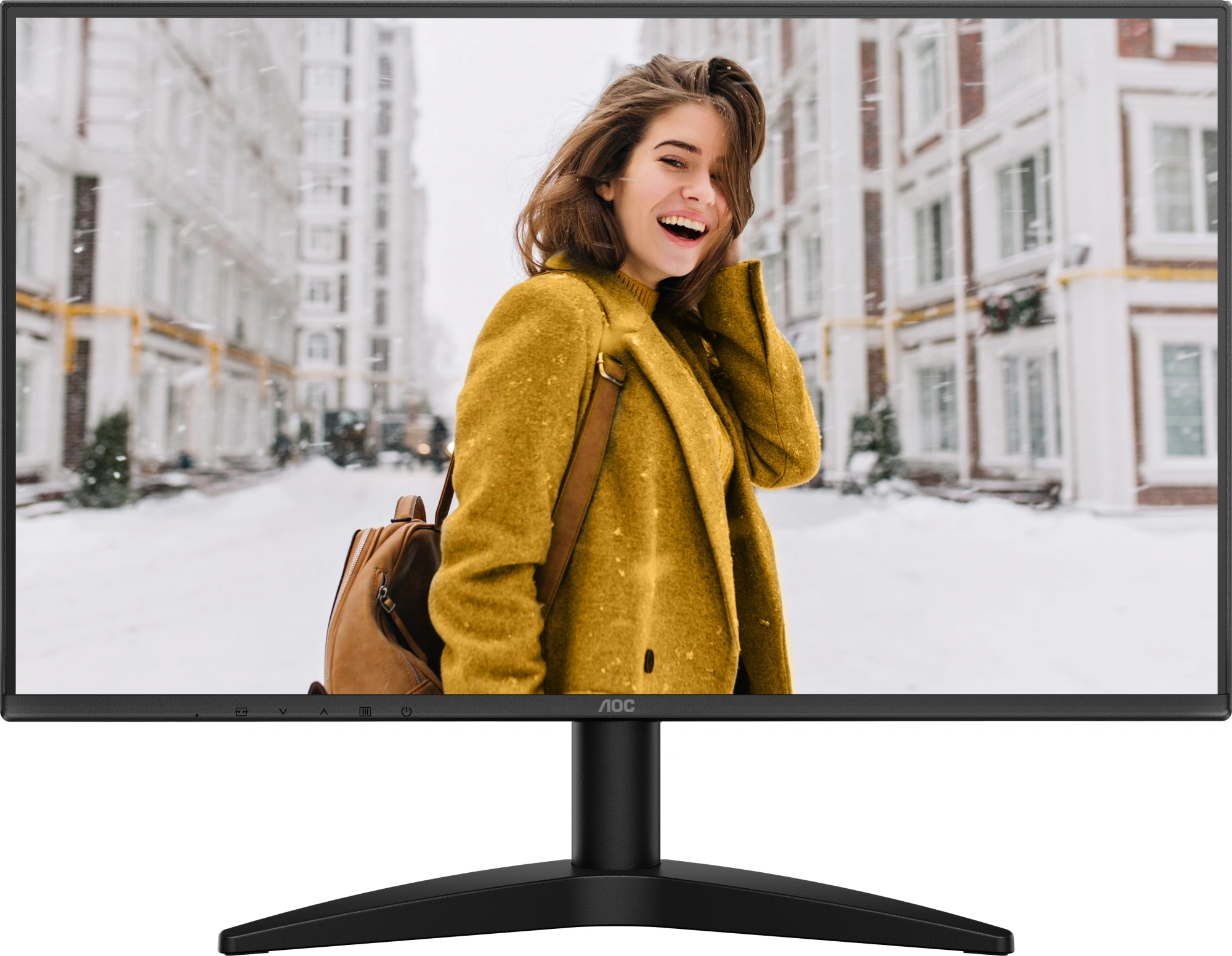 Монитор AOC 23.8" 24B36XE черный IPS LED 16:9 HDMI матовая 300cd 178гр/178гр 1920x1080 144Hz VGA FHD 2.5кг — фото 1