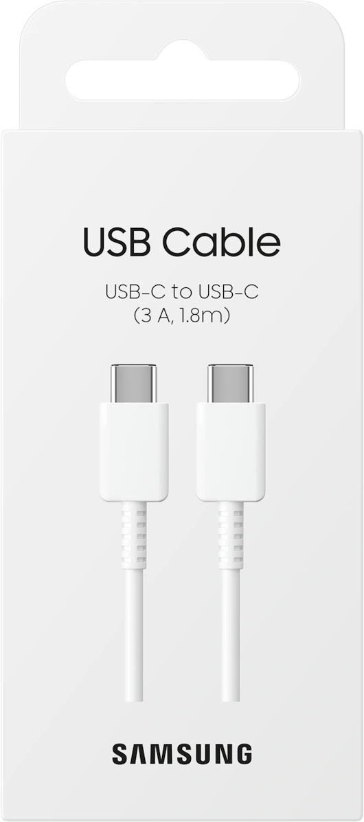 Кабель Samsung EP-DX310JWEGEU USB Type-C (m)-USB Type-C (m) 1.8м белый — миниатюра 2