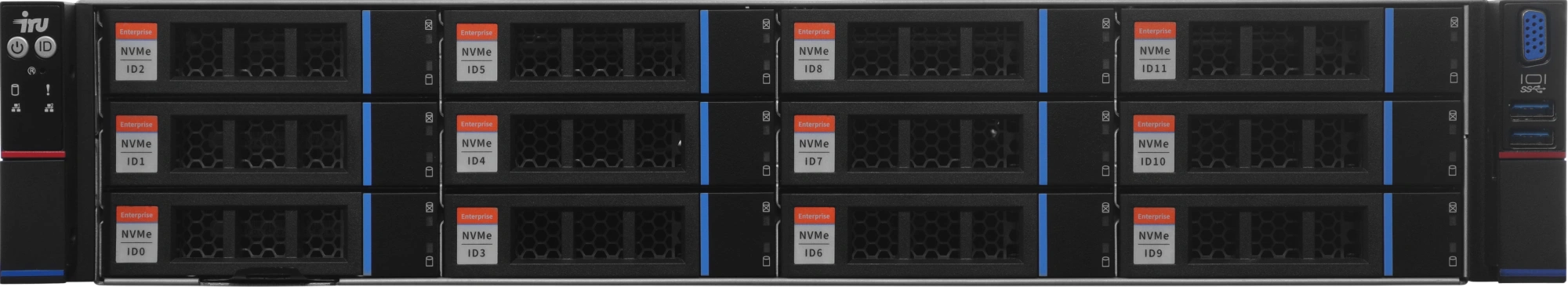 Сервер IRU Rock G2212P 2x6330 4x32Gb 9361-8I AST2500 2xGigEth 2x1600W w/o OS (2178392) — миниатюра 5