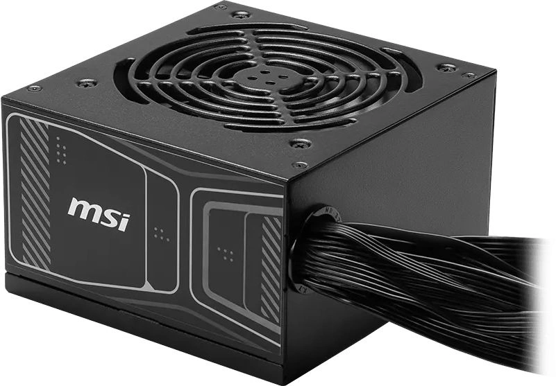 Блок питания MSI ATX 850W MAG A850GN PCIE5 80+ gold (20+4pin) APFC 120mm fan 4xSATA RTL — миниатюра 2
