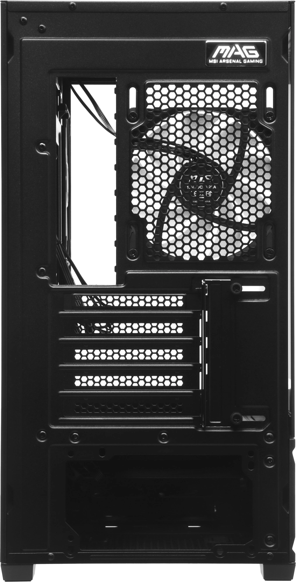Корпус MSI MAG Pano M110R черный без БП mATX 8x120mm 2x140mm 1xUSB3.0 audio AirDuct bott PSU — миниатюра 5