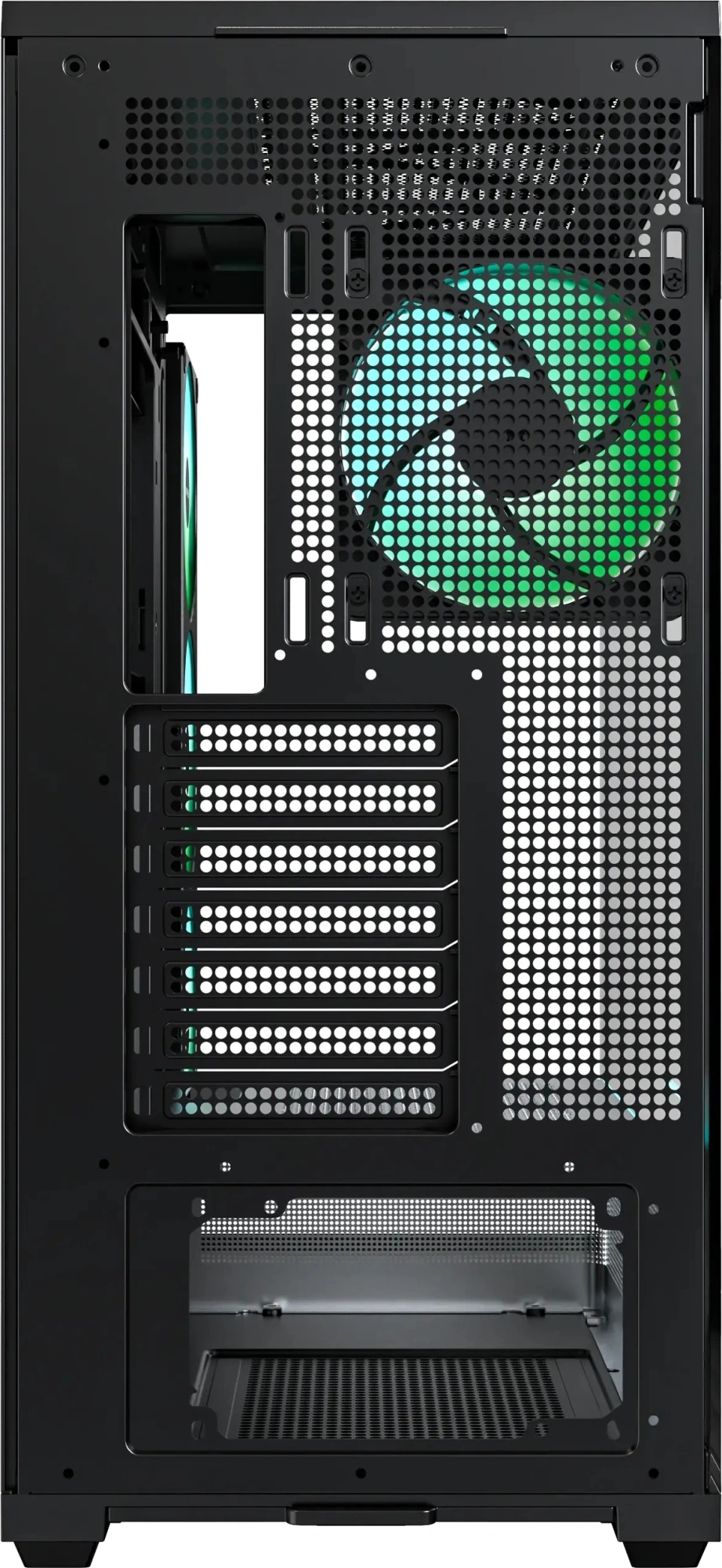 Корпус Montech TG3 черный без БП ATX 8x120mm 4x140mm 2xUSB3.0 audio bott PSU — миниатюра 5