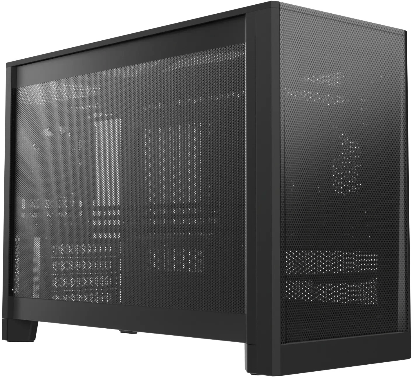 Корпус Montech TEN черный без БП mATX 9x120mm 6x140mm 2xUSB3.0 audio bott PSU — фото 1