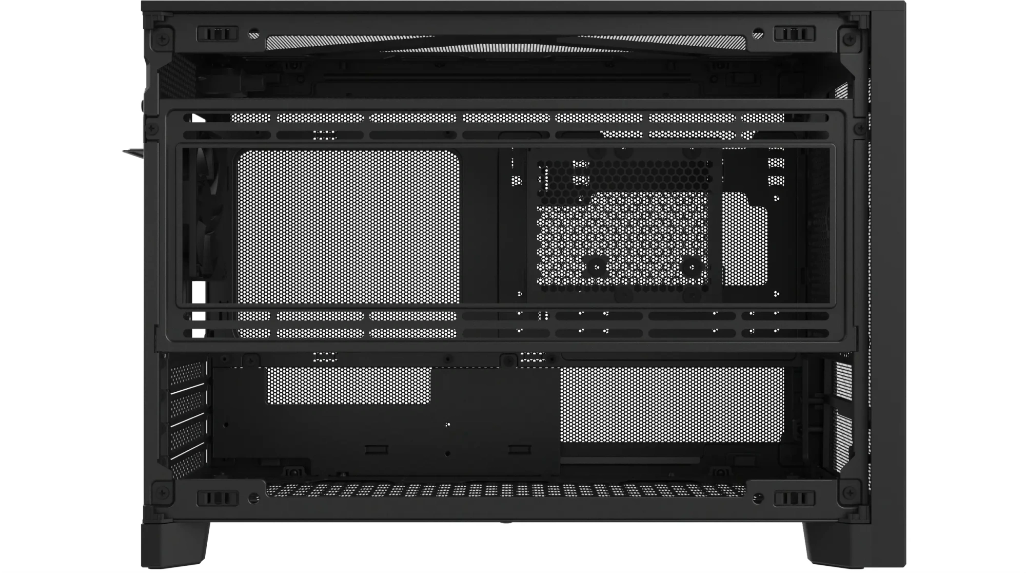 Корпус Montech TEN черный без БП mATX 9x120mm 6x140mm 2xUSB3.0 audio bott PSU — миниатюра 3