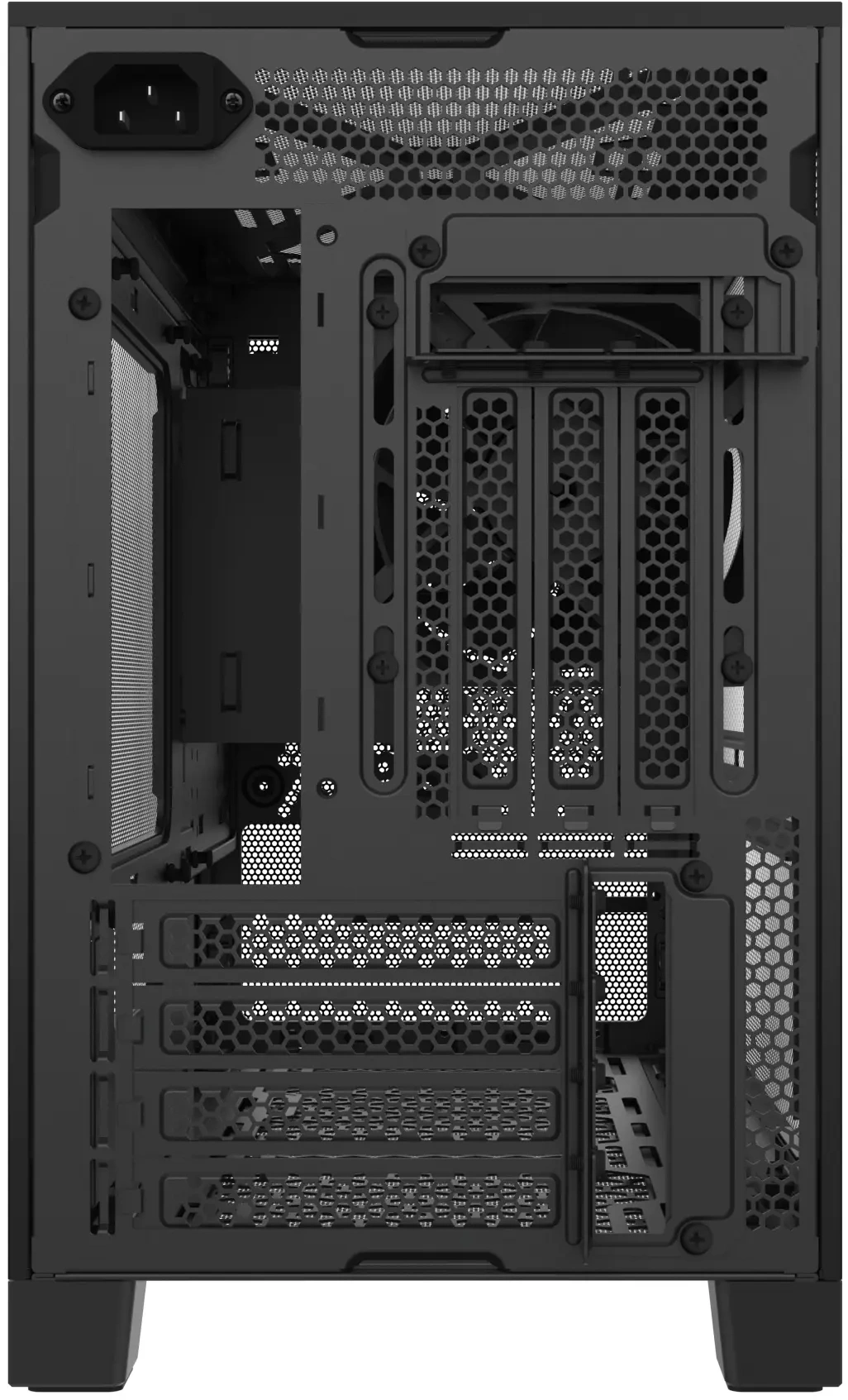 Корпус Montech TEN черный без БП mATX 9x120mm 6x140mm 2xUSB3.0 audio bott PSU — миниатюра 4