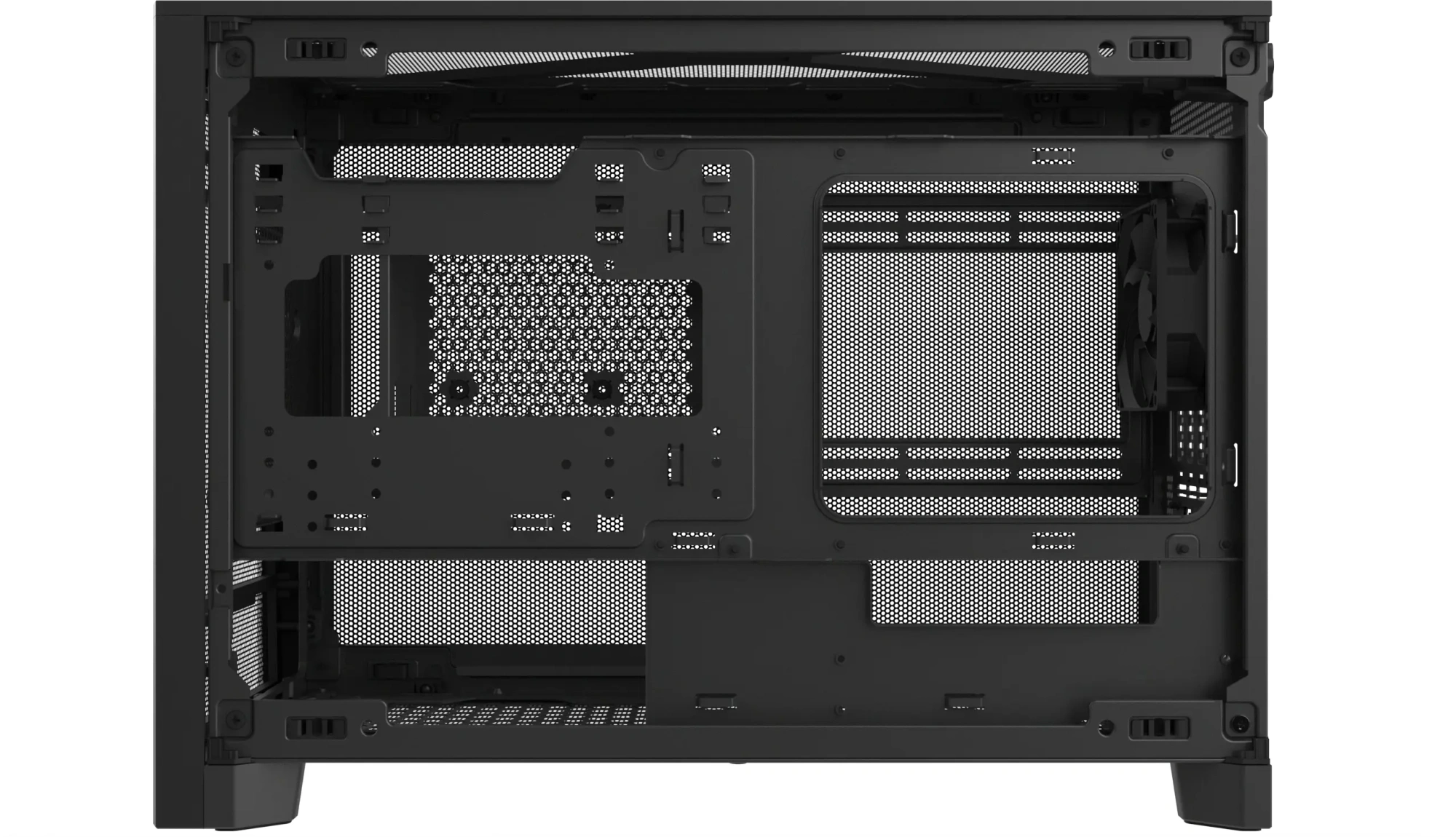Корпус Montech TEN черный без БП mATX 9x120mm 6x140mm 2xUSB3.0 audio bott PSU — миниатюра 6