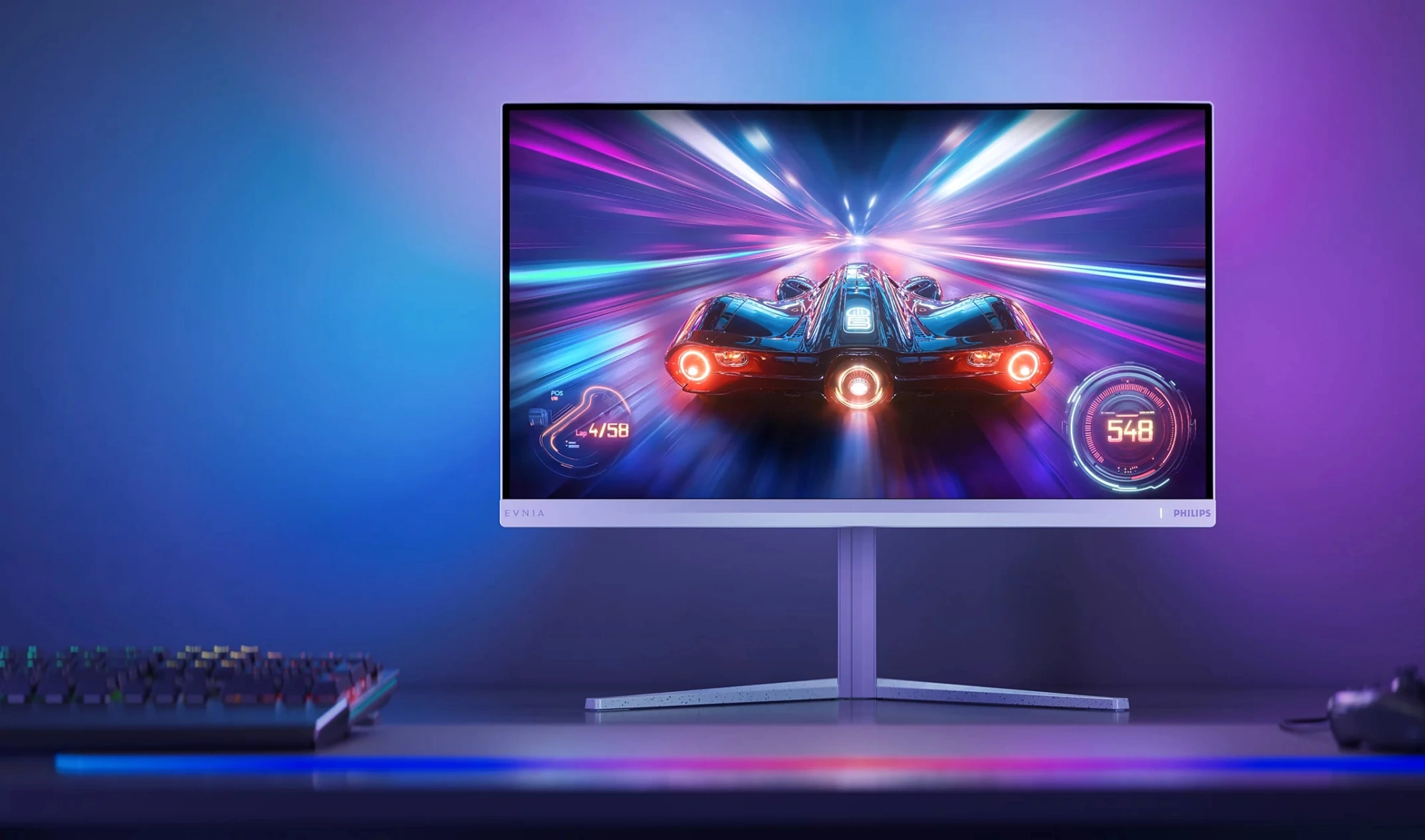 Монитор Philips 27" Evnia 5000 27M2N5901A белый IPS LED 16:9 HDMI M/M матовая HAS Piv 350cd 178гр/178гр 3840x2160 160Hz DP 4K USB 6.58кг — миниатюра 2