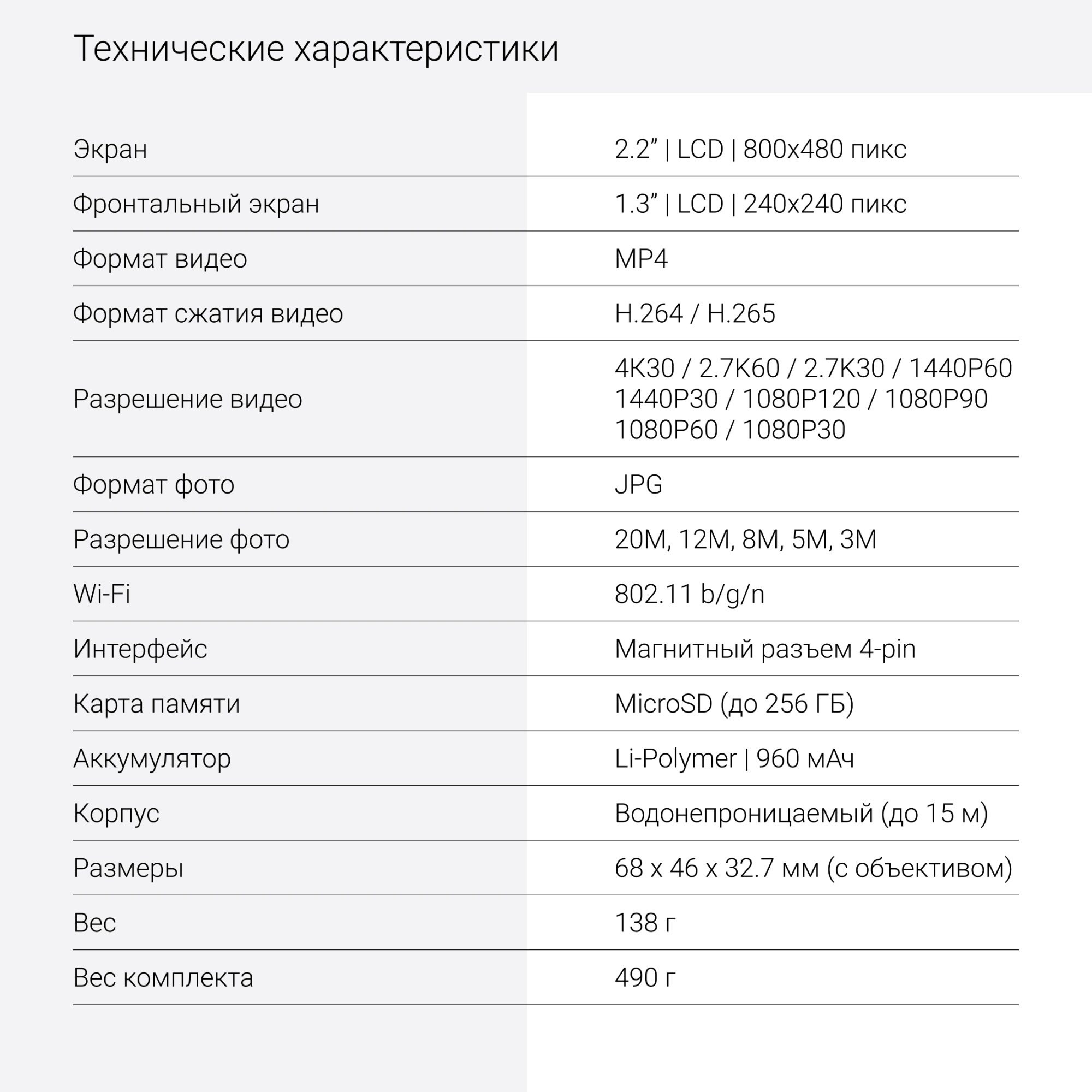 Экшн-камера Digma DiCam 980 1xCMOS 12Mpix черный — миниатюра 26