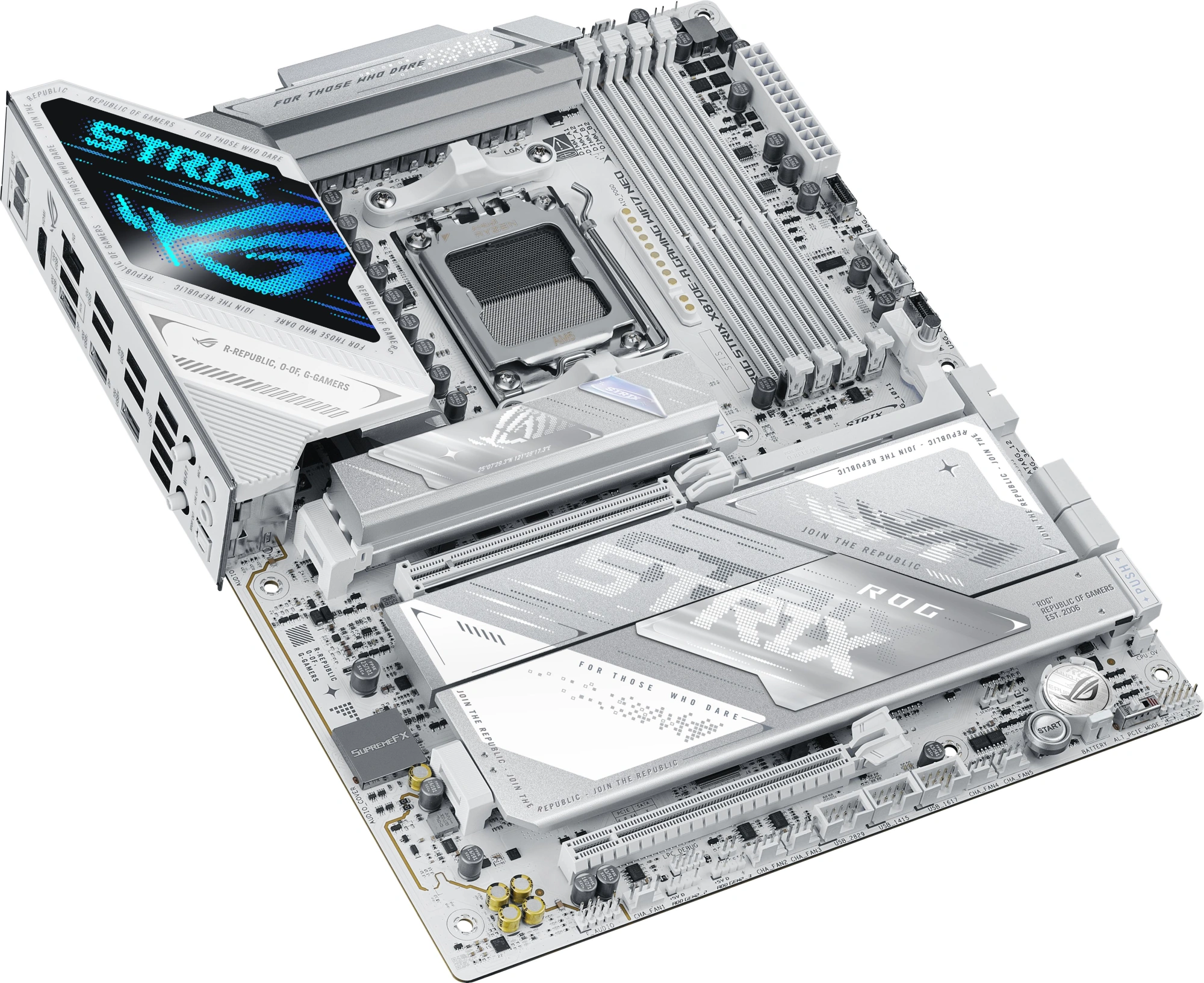 Материнская плата Asus ROG STRIX X870E-A GAMING WIFI7 NEO Socket AM5 AMD X870 4xDDR5 ATX AC`97 8ch(7.1) 5Gigabit RAID+HDMI — миниатюра 11