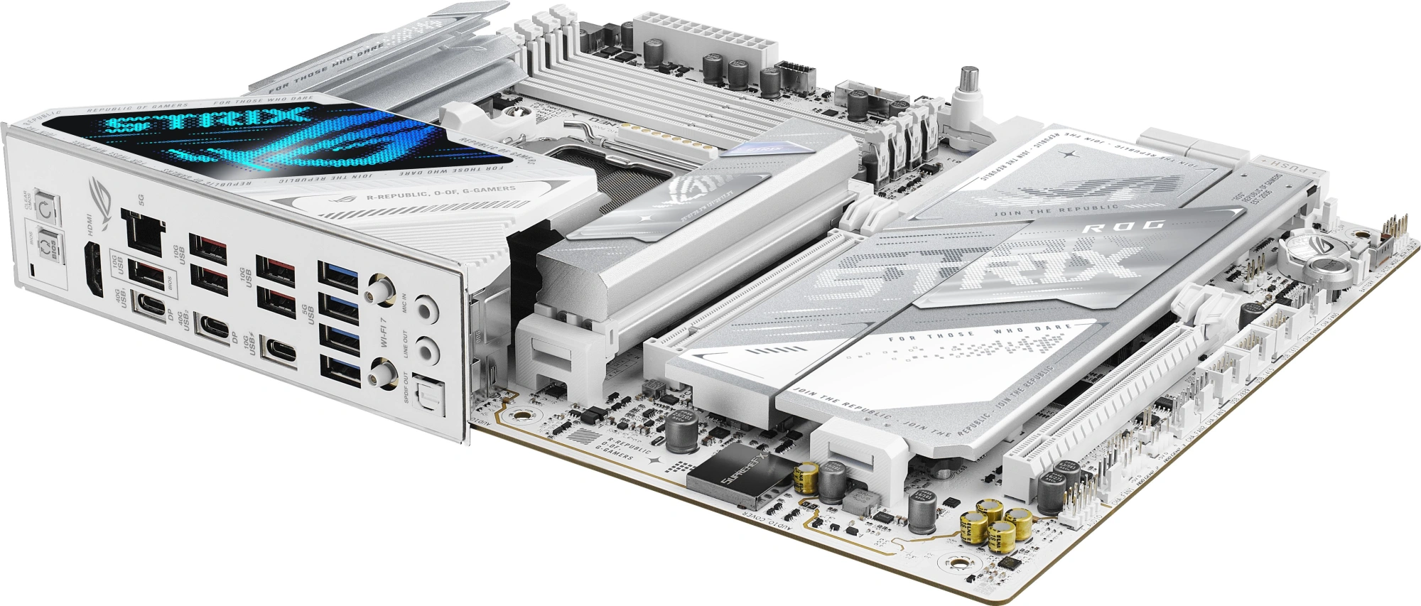 Материнская плата Asus ROG STRIX X870E-A GAMING WIFI7 NEO Socket AM5 AMD X870 4xDDR5 ATX AC`97 8ch(7.1) 5Gigabit RAID+HDMI — миниатюра 12