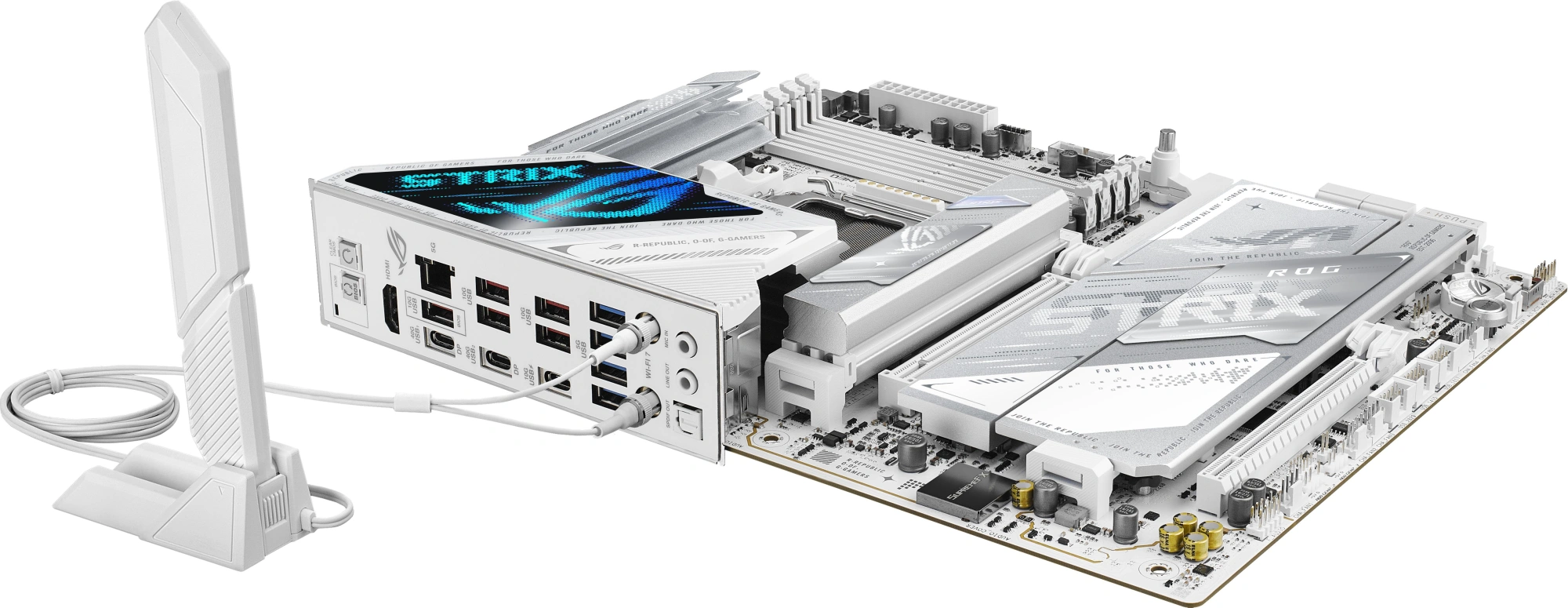 Материнская плата Asus ROG STRIX X870E-A GAMING WIFI7 NEO Socket AM5 AMD X870 4xDDR5 ATX AC`97 8ch(7.1) 5Gigabit RAID+HDMI — миниатюра 13