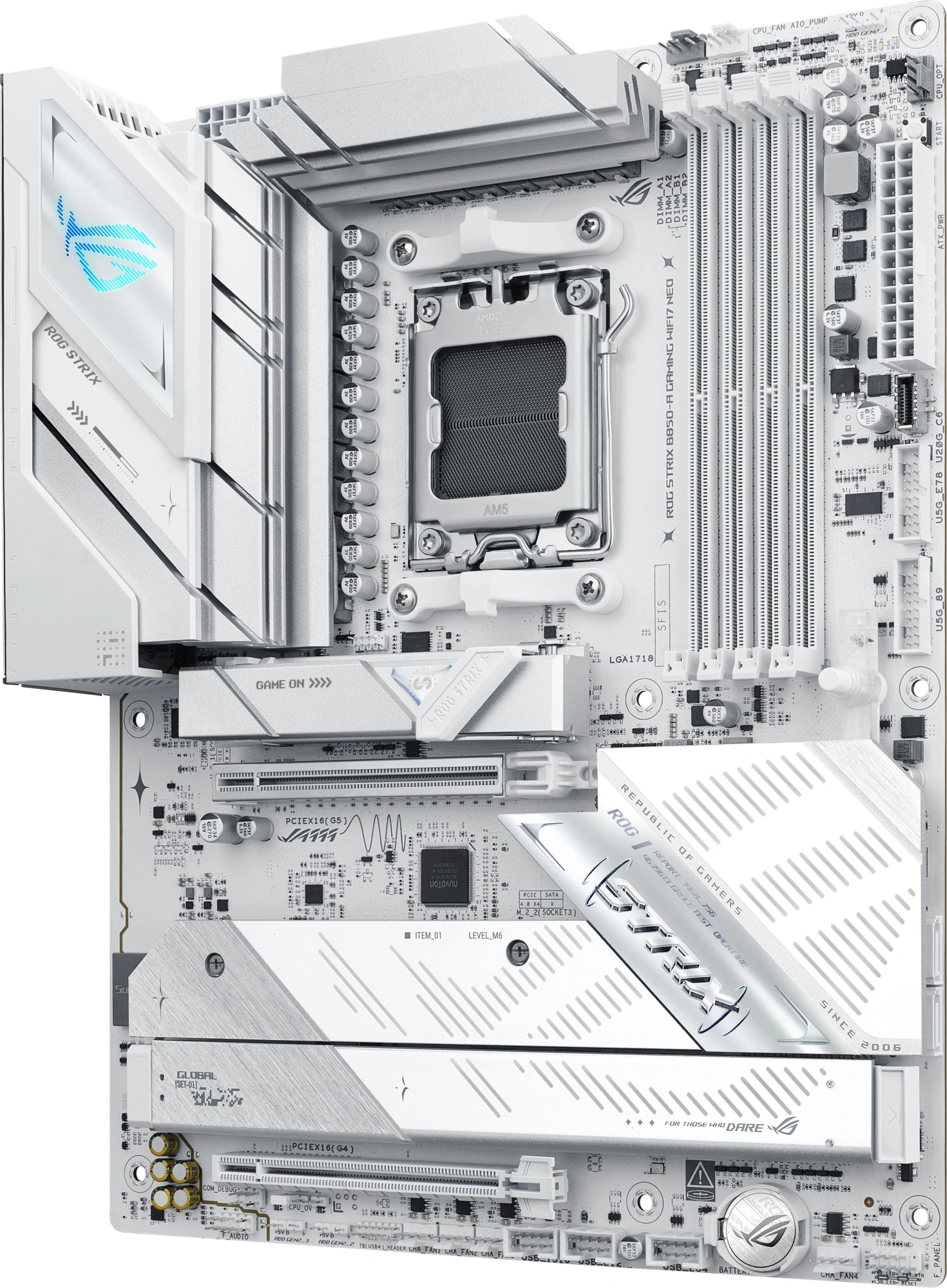 Материнская плата Asus ROG STRIX B850-A GAMING WIFI7 NEO Socket AM5 AMD B850 4xDDR5 ATX AC`97 8ch(7.1) 5Gigabit RAID+HDMI — миниатюра 12
