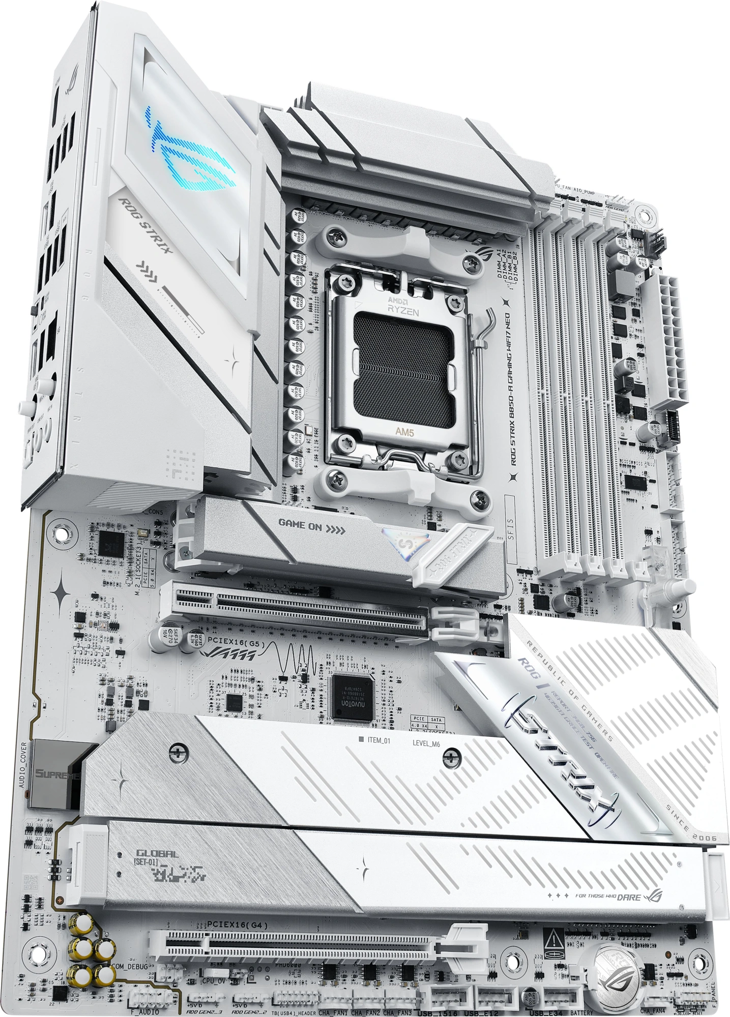Материнская плата Asus ROG STRIX B850-A GAMING WIFI7 NEO Socket AM5 AMD B850 4xDDR5 ATX AC`97 8ch(7.1) 5Gigabit RAID+HDMI — миниатюра 4