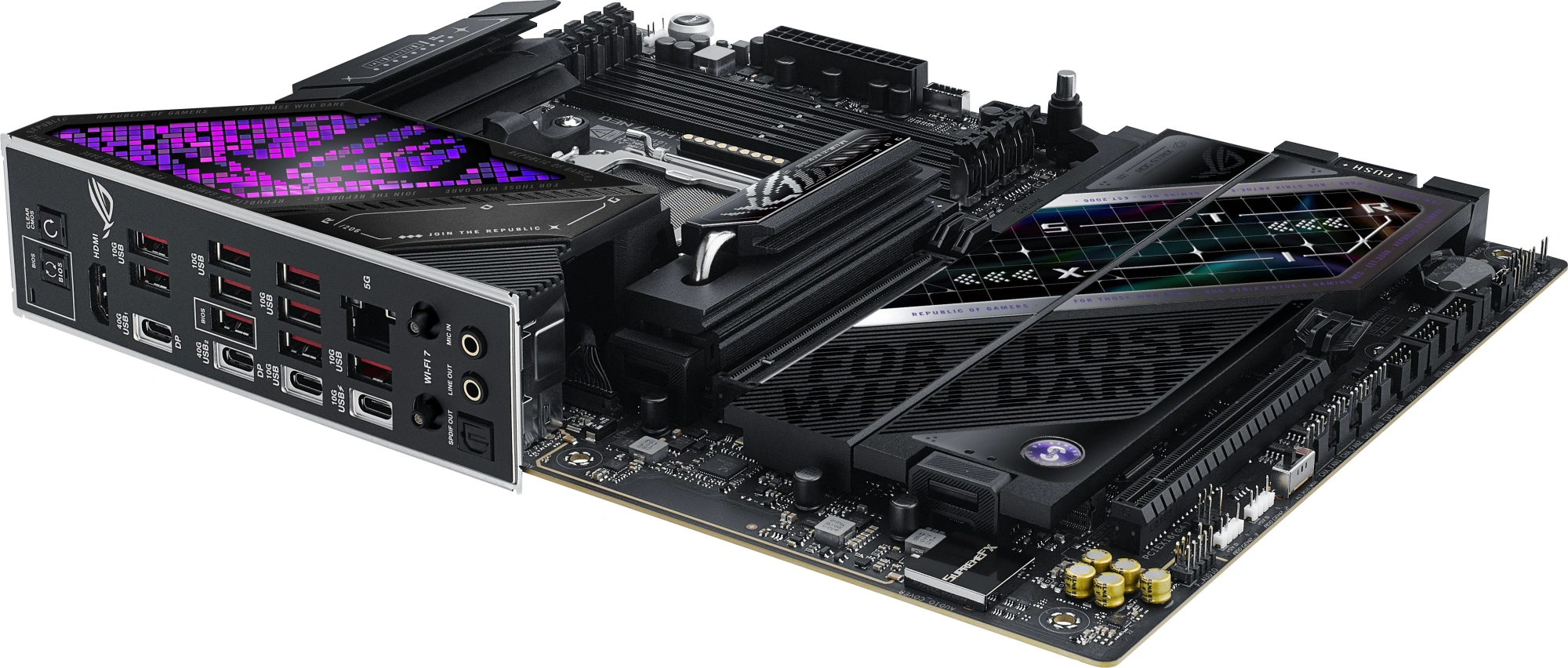 Материнская плата Asus ROG STRIX X870E-E GAMING WIFI7 NEO Socket AM5 AMD X870E 4xDDR5 ATX AC`97 8ch(7.1) 5Gigabit RAID+HDMI — миниатюра 11