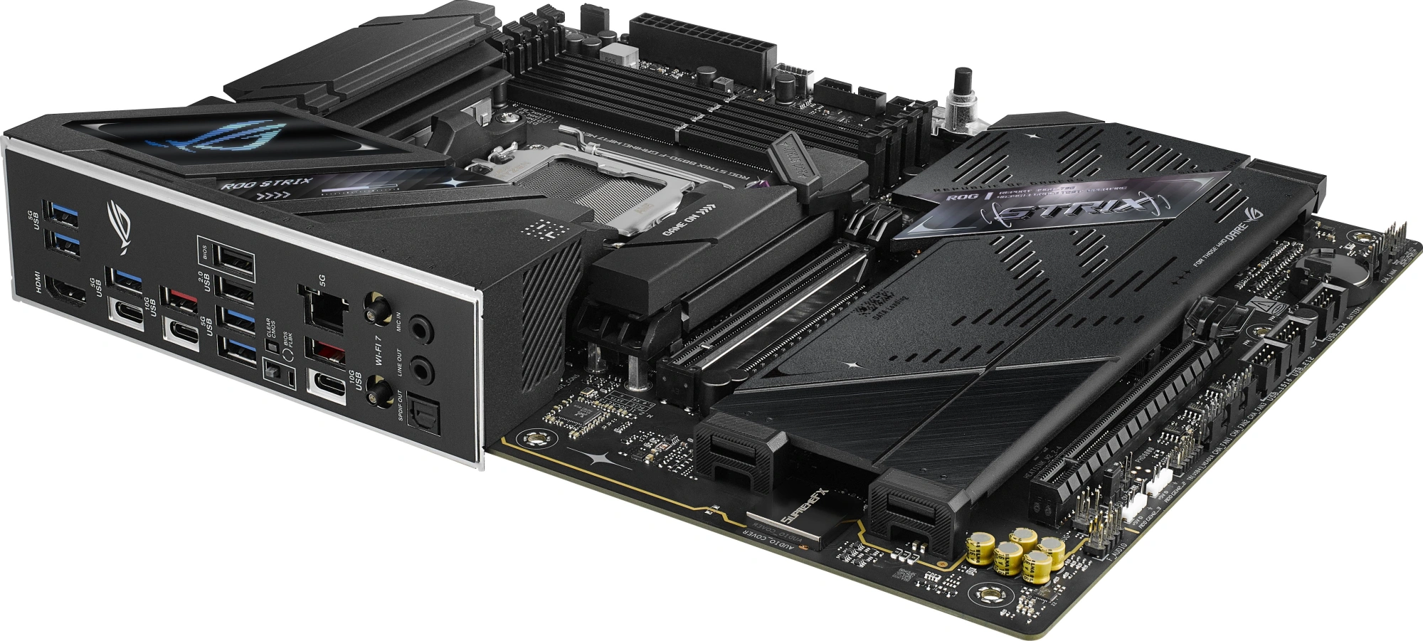 Материнская плата Asus ROG Strix B850-F GAMING WIFI7 NEO Socket AM5 AMD B850 4xDDR5 ATX AC`97 8ch(7.1) 5Gigabit RAID+HDMI — миниатюра 8