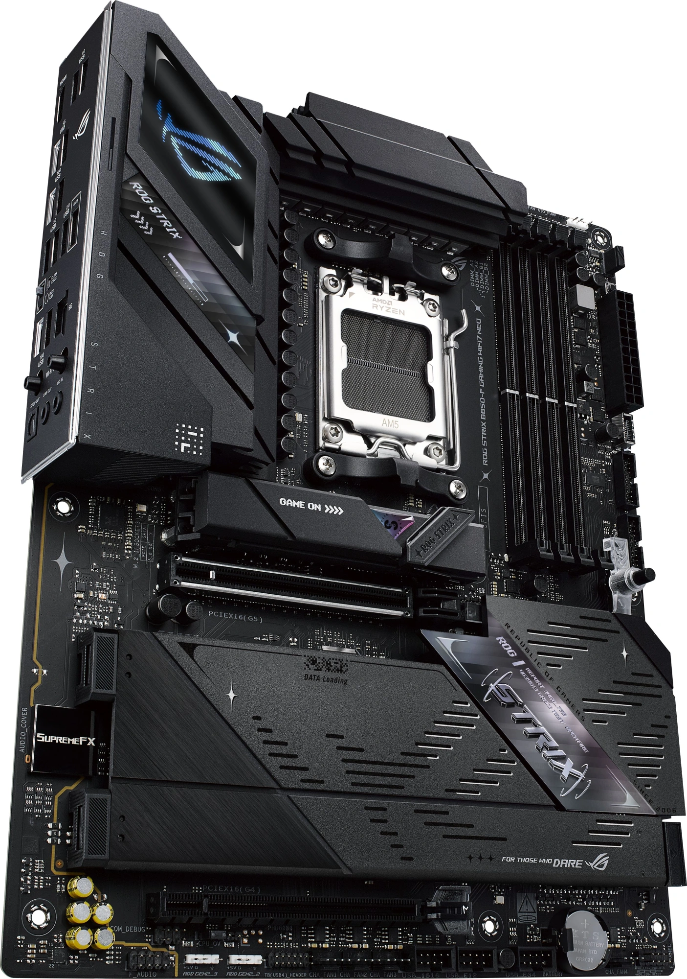 Материнская плата Asus ROG Strix B850-F GAMING WIFI7 NEO Socket AM5 AMD B850 4xDDR5 ATX AC`97 8ch(7.1) 5Gigabit RAID+HDMI — миниатюра 11