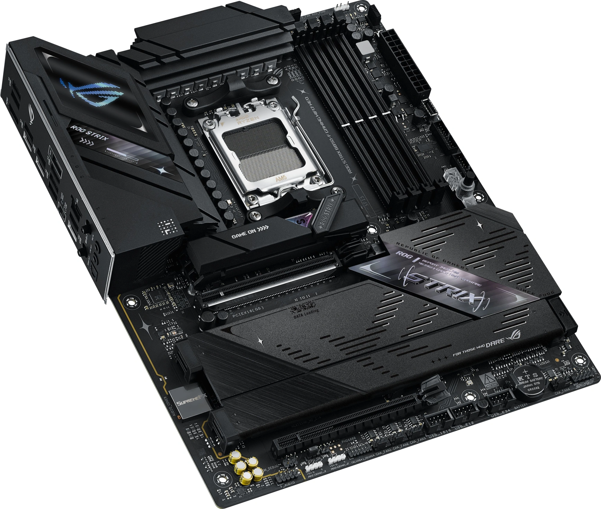 Материнская плата Asus ROG Strix B850-F GAMING WIFI7 NEO Socket AM5 AMD B850 4xDDR5 ATX AC`97 8ch(7.1) 5Gigabit RAID+HDMI — миниатюра 13