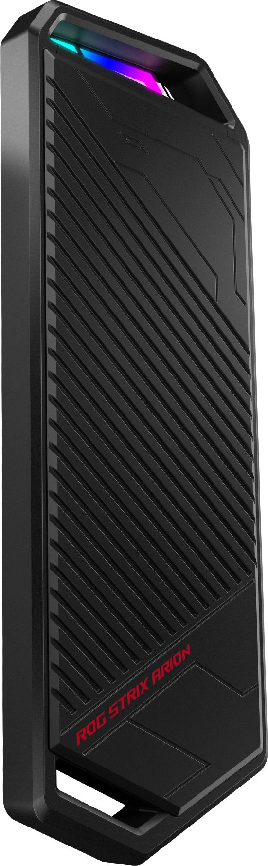 Внешний корпус SSD Asus ROG Strix Arion ESD-S1CL NVMe алюминий черный M2 2280 B/M-key — миниатюра 4