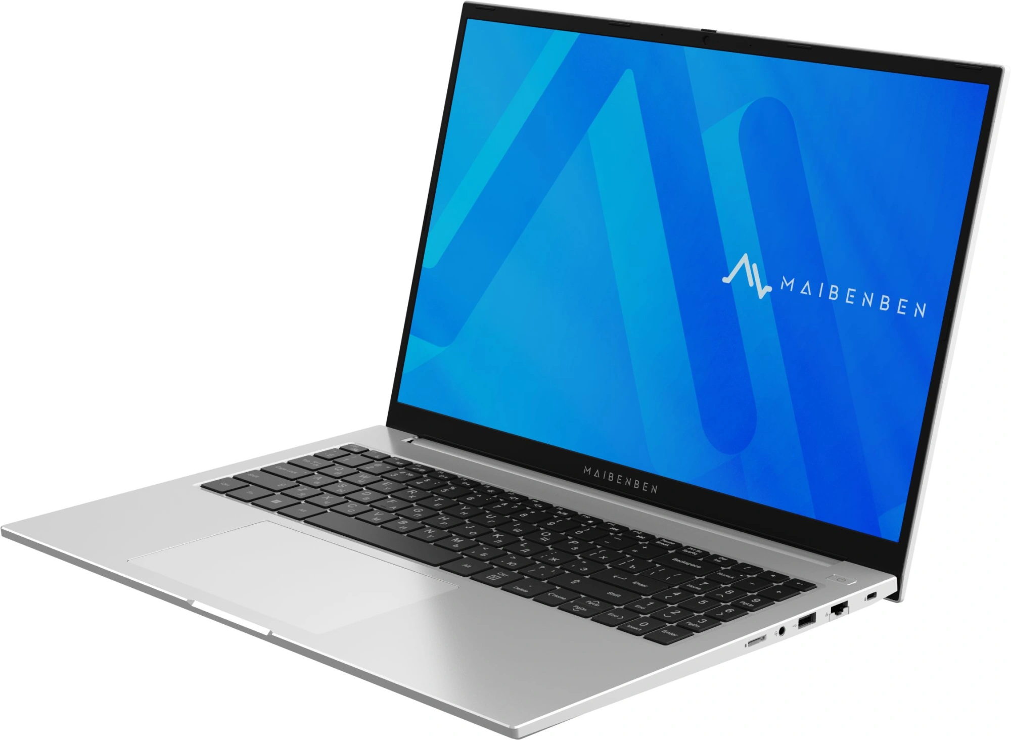 Ноутбук Maibenben M16B-R777UM Ryzen 7 7730U 16Gb SSD1Tb AMD Radeon Graphics 16" IPS FHD+ (1920x1200) Windows 11 Home silver WiFi BT Cam 4825mAh (M16B-R777UM0G14HS3E10) — миниатюра 2