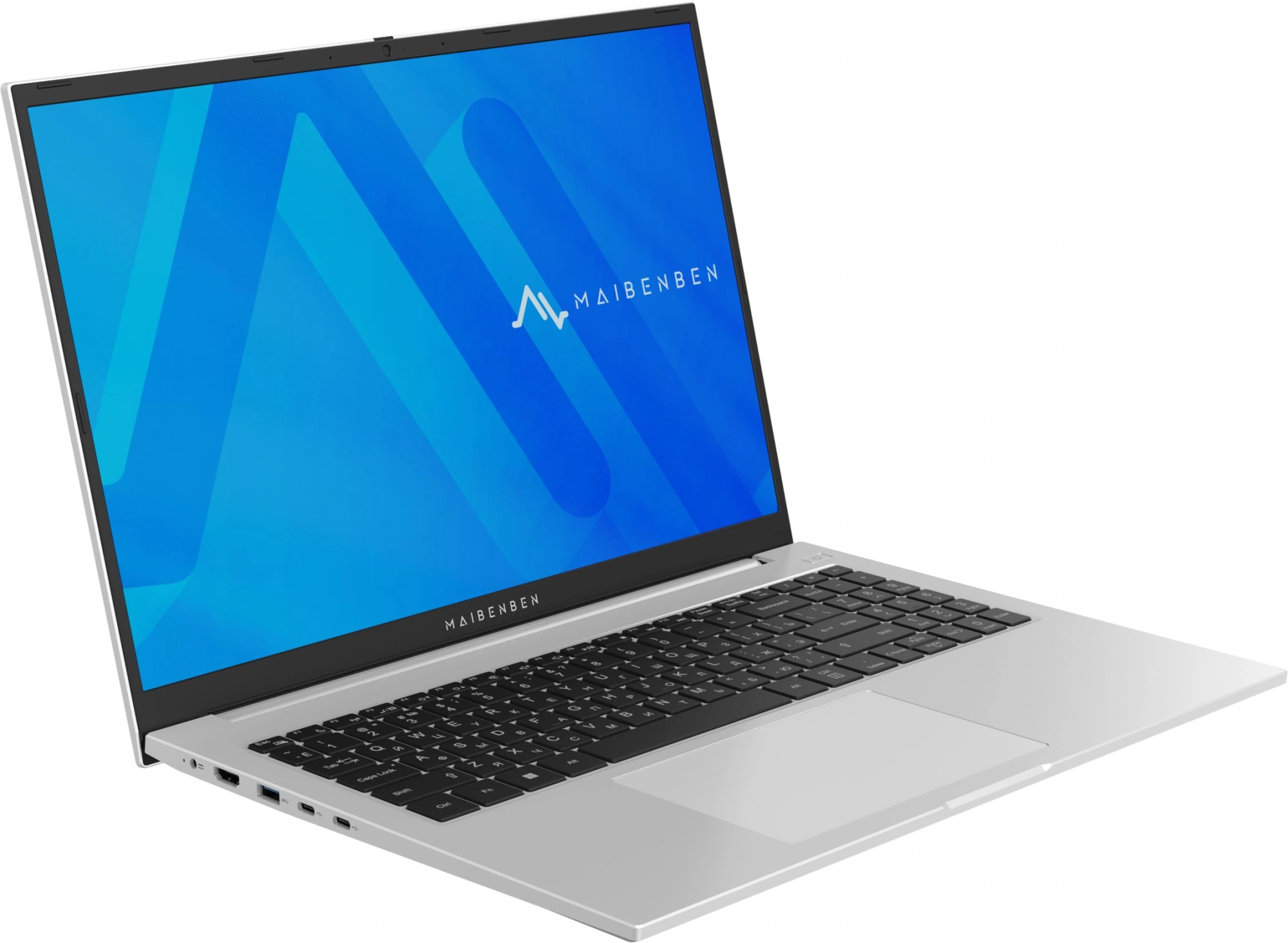 Ноутбук Maibenben M16B-R777UM Ryzen 7 7730U 16Gb SSD1Tb AMD Radeon Graphics 16" IPS FHD+ (1920x1200) Windows 11 Home silver WiFi BT Cam 4825mAh (M16B-R777UM0G14HS3E10) — миниатюра 3