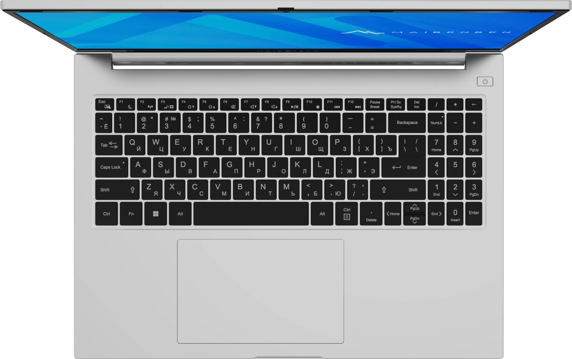 Ноутбук Maibenben M16B-R777UM Ryzen 7 7730U 16Gb SSD1Tb AMD Radeon Graphics 16" IPS FHD+ (1920x1200) Windows 11 Home silver WiFi BT Cam 4825mAh (M16B-R777UM0G14HS3E10) — миниатюра 4