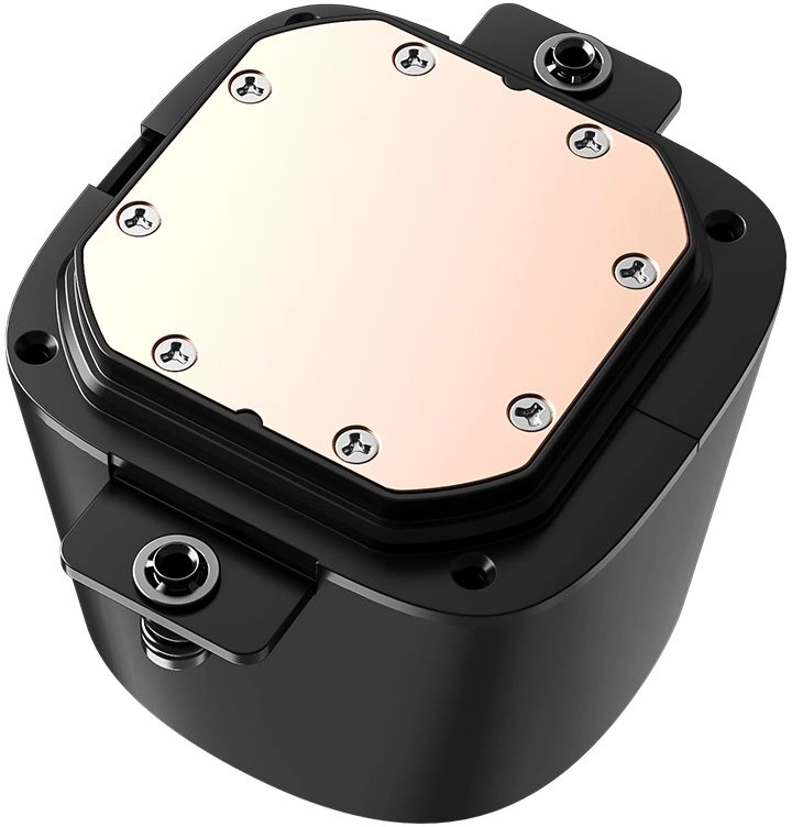 Система водяного охлаждения ID-Cooling FX240 TD ARGB Soc-AM5/AM4/1200/1700/1851 черный 4-pin 27.2dB Al LCD 300W Ret — миниатюра 6