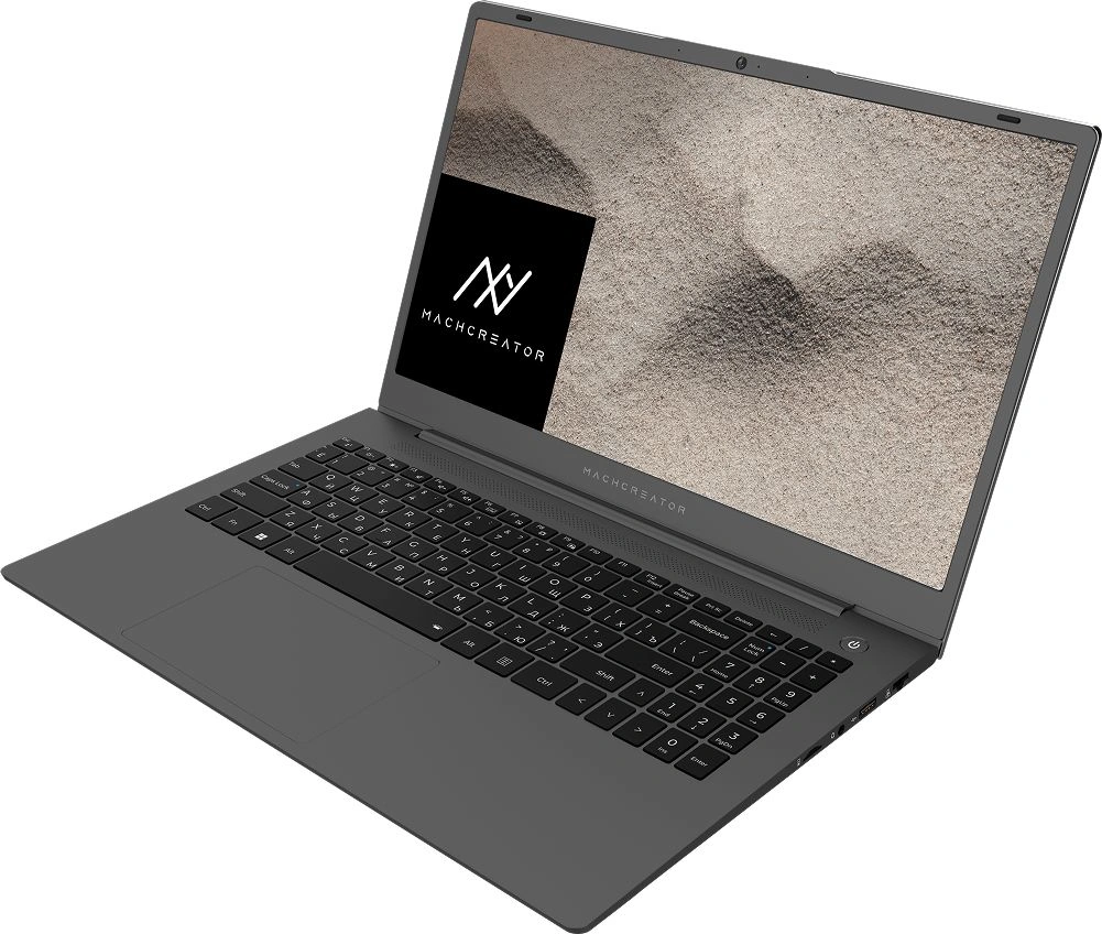 Ноутбук Machcreator One R6 Ryzen 5 7430U 16Gb SSD512Gb AMD Radeon Graphics 16" IPS FHD+ (1920x1200) Windows 11 Pro grey WiFi BT Cam 4825mAh (JJ00G000HRU) — миниатюра 3
