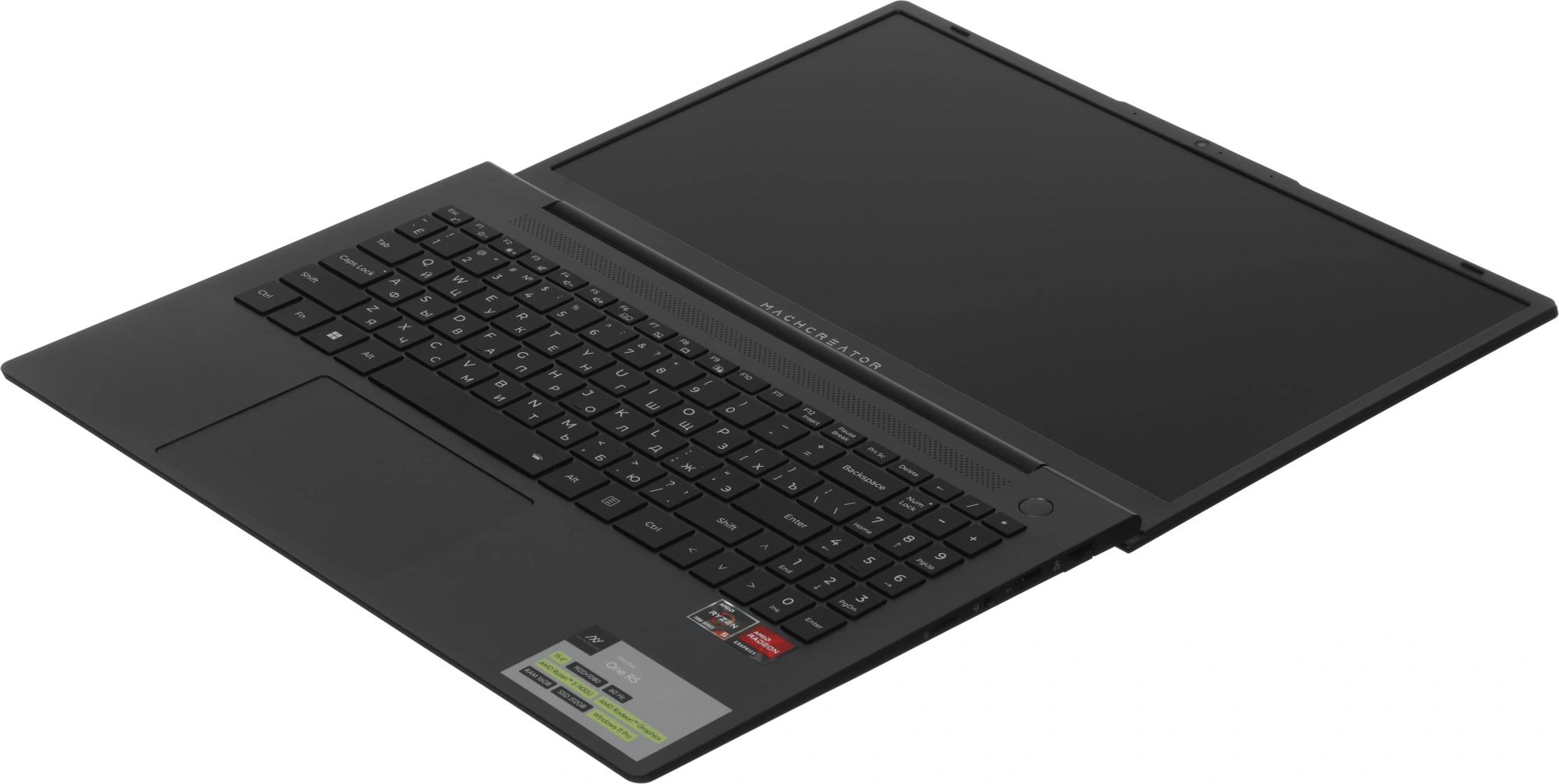 Ноутбук Machcreator One R5 Ryzen 5 7430U 16Gb SSD512Gb AMD Radeon Graphics 15.6" IPS FHD (1920x1080) Windows 11 Pro grey WiFi BT Cam 4825mAh (JJ00GB00GRU) — миниатюра 27