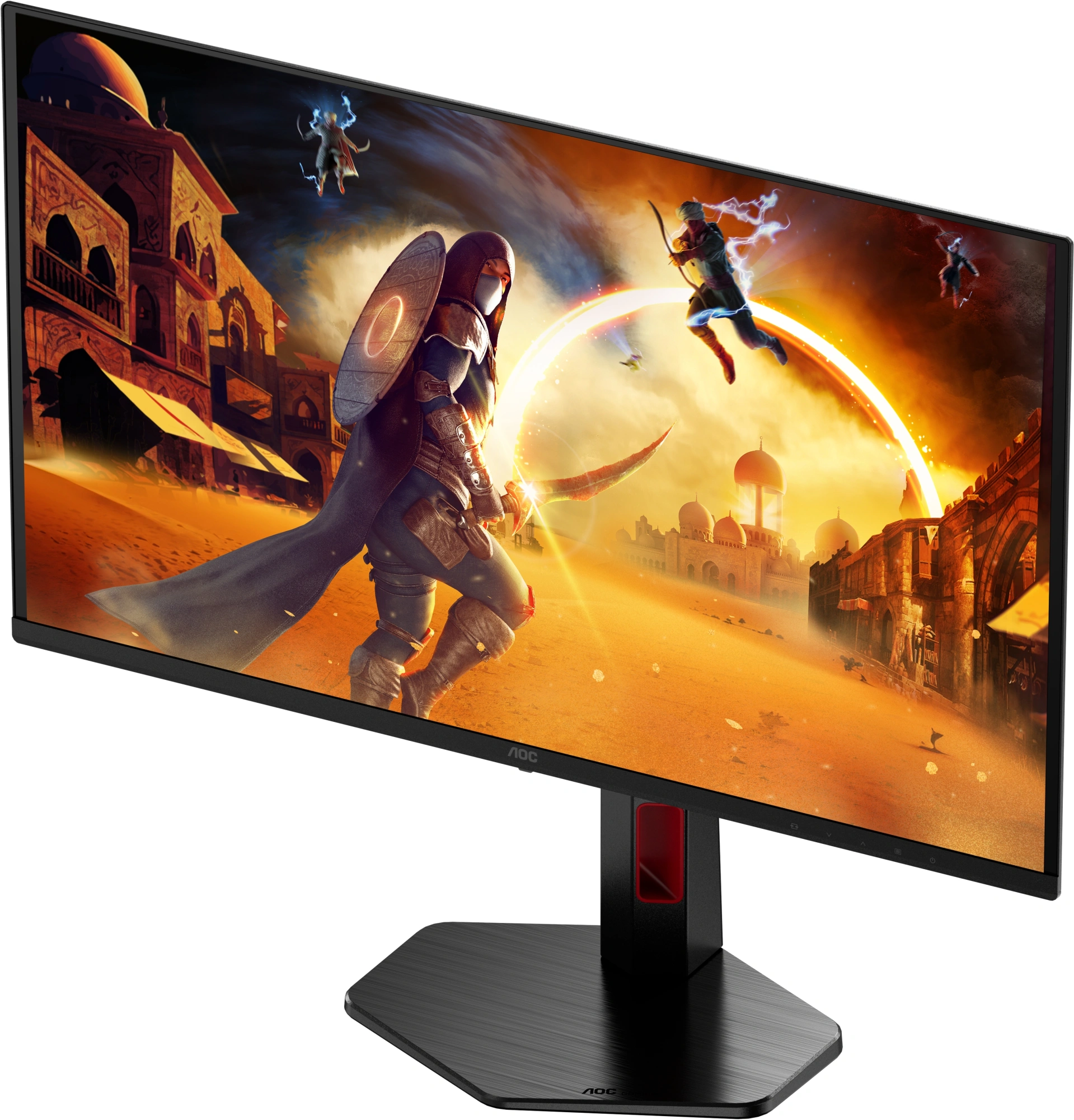 Монитор AOC 27" Q27G4ZDR черный QD OLED LED 16:9 HDMI матовая HAS Piv 400cd 178гр/178гр 2560x1440 240Hz DP 2K USB 5.52кг — миниатюра 3