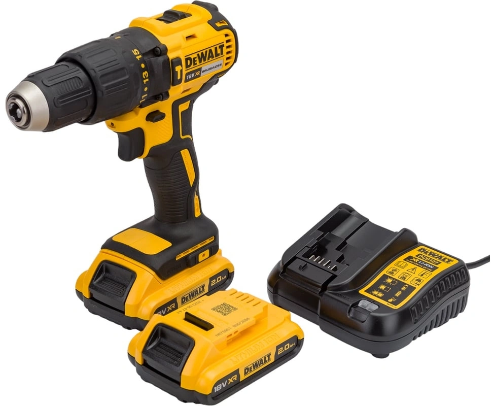 Дрель-шуруповерт DeWalt DCD778D2T-QW 340Вт аккум. патрон:быстрозажимной (кейс в комплекте) — миниатюра 2