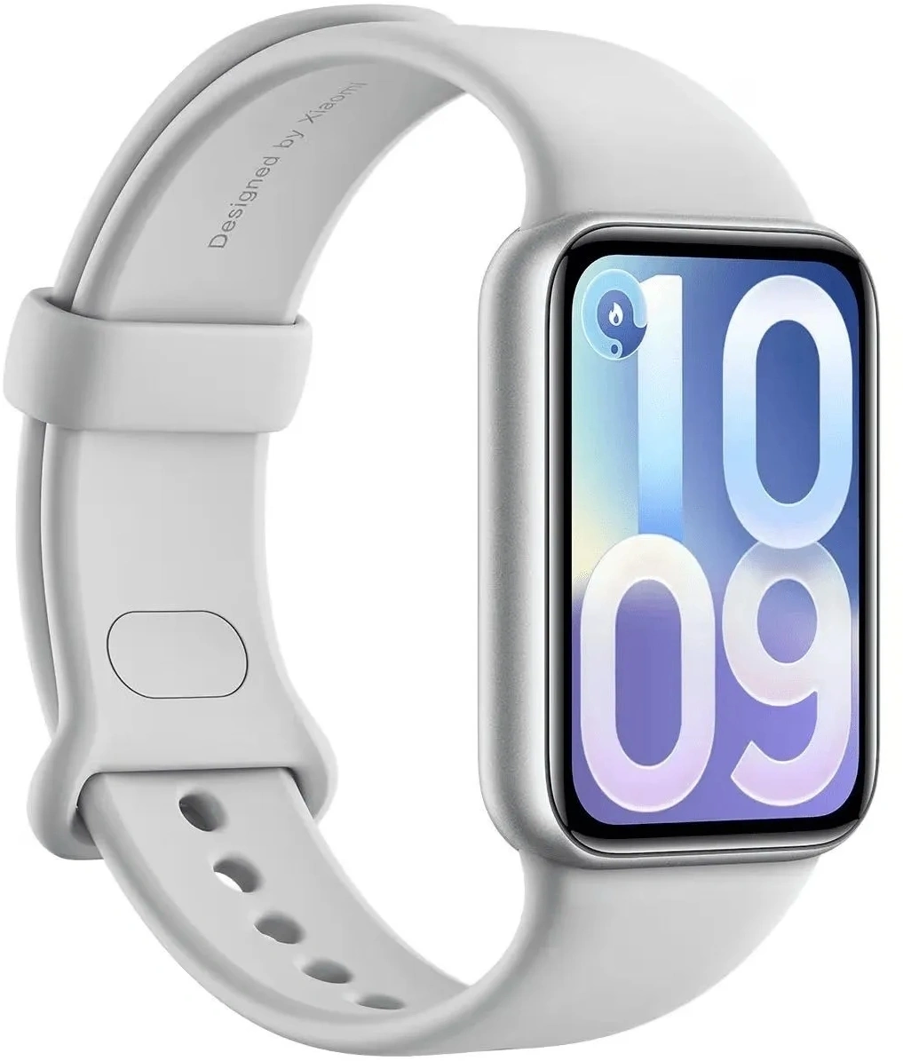 Фитнес-трекер Xiaomi Smart Band 10 Pro AMOLED корп.:серебристый рем.:серебристый (BHR08WBGL) — миниатюра 3