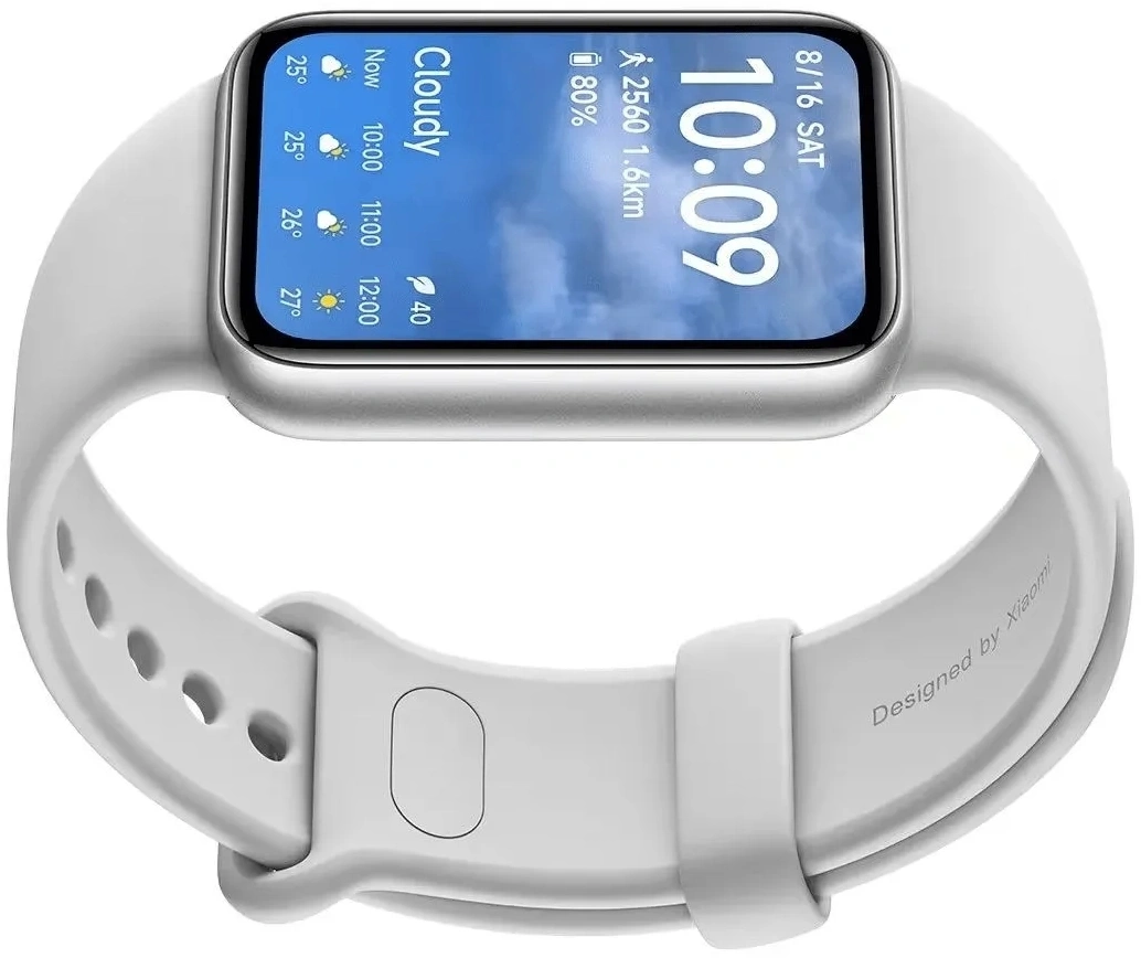 Фитнес-трекер Xiaomi Smart Band 10 Pro AMOLED корп.:серебристый рем.:серебристый (BHR08WBGL) — миниатюра 5