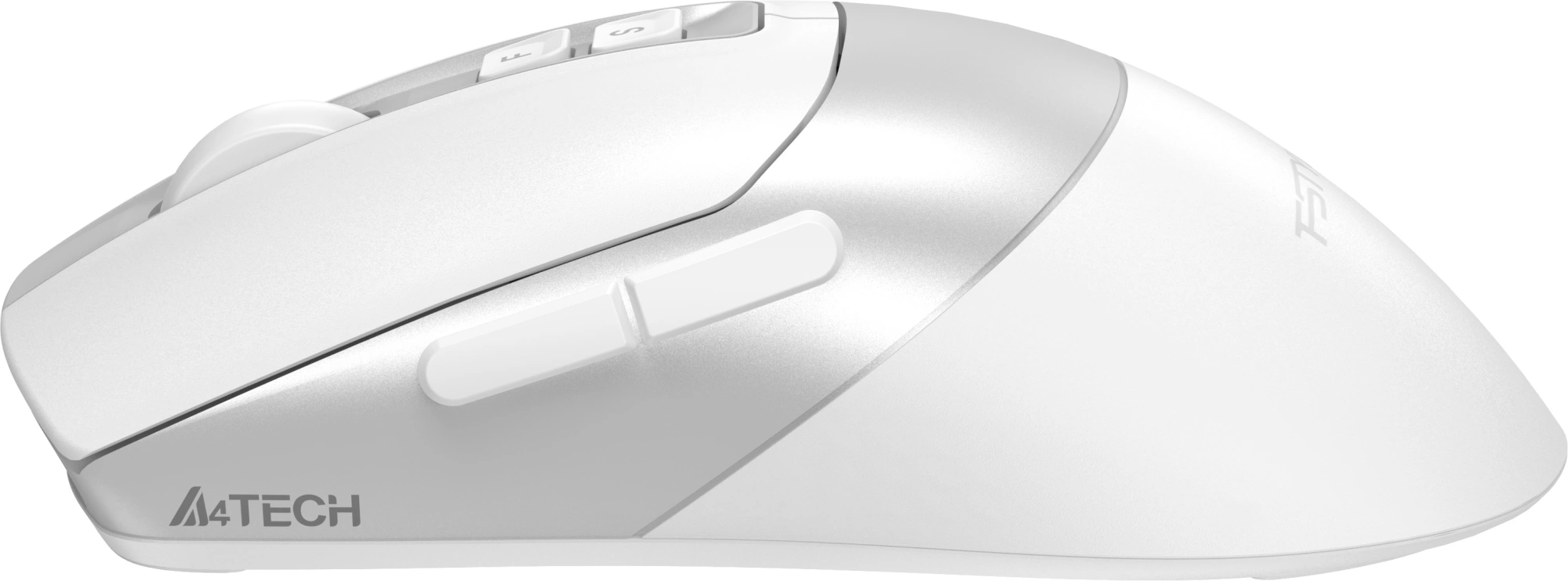 Мышь A4Tech Fstyler FB50CS Plus белый оптическая 3200dpi silent беспров. BT/Radio USB 7but — миниатюра 4