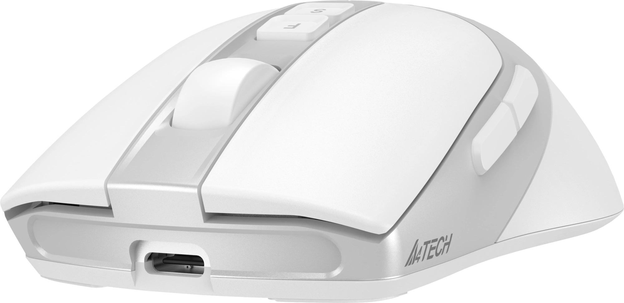 Мышь A4Tech Fstyler FB50CS Plus белый оптическая 3200dpi silent беспров. BT/Radio USB 7but — миниатюра 8