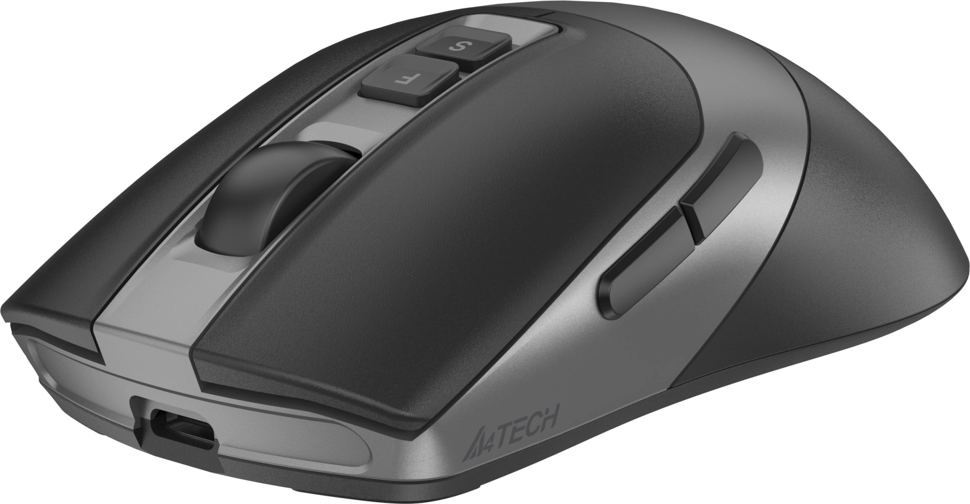 Мышь A4Tech Fstyler FB50CS Plus черный оптическая 3200dpi silent беспров. BT/Radio USB 7but — миниатюра 2