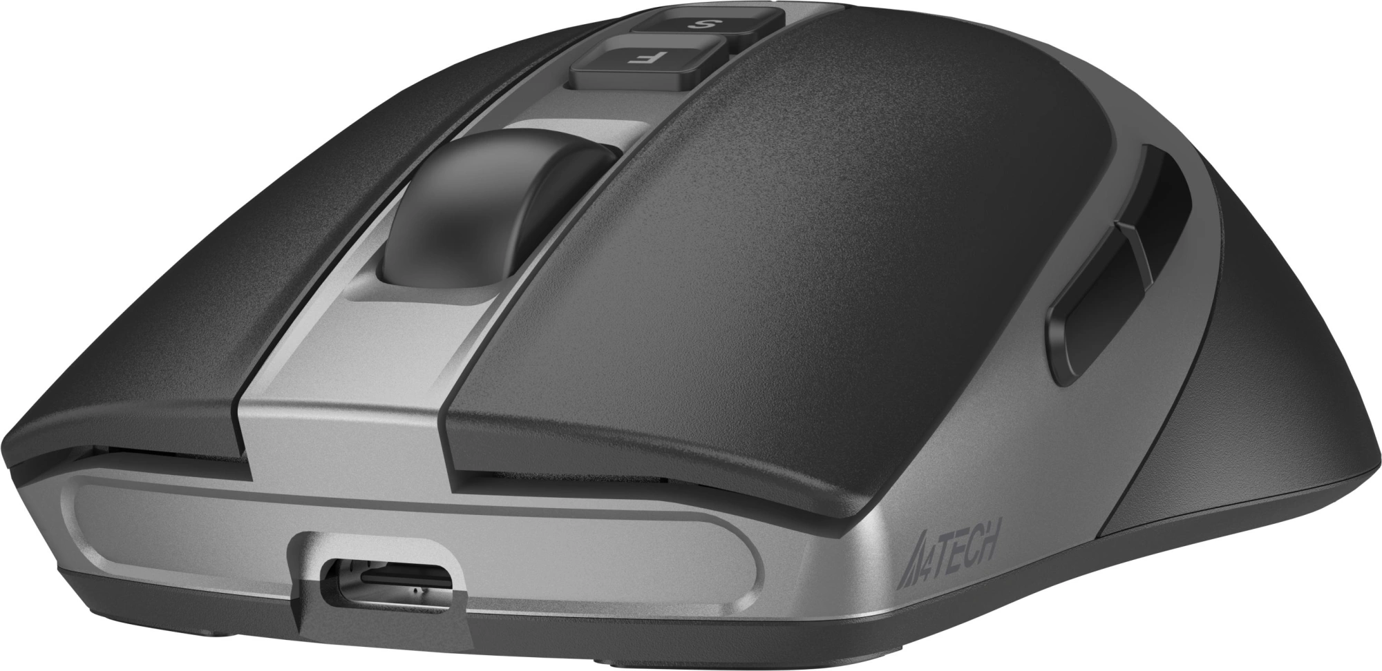 Мышь A4Tech Fstyler FB50CS Plus черный оптическая 3200dpi silent беспров. BT/Radio USB 7but — миниатюра 8