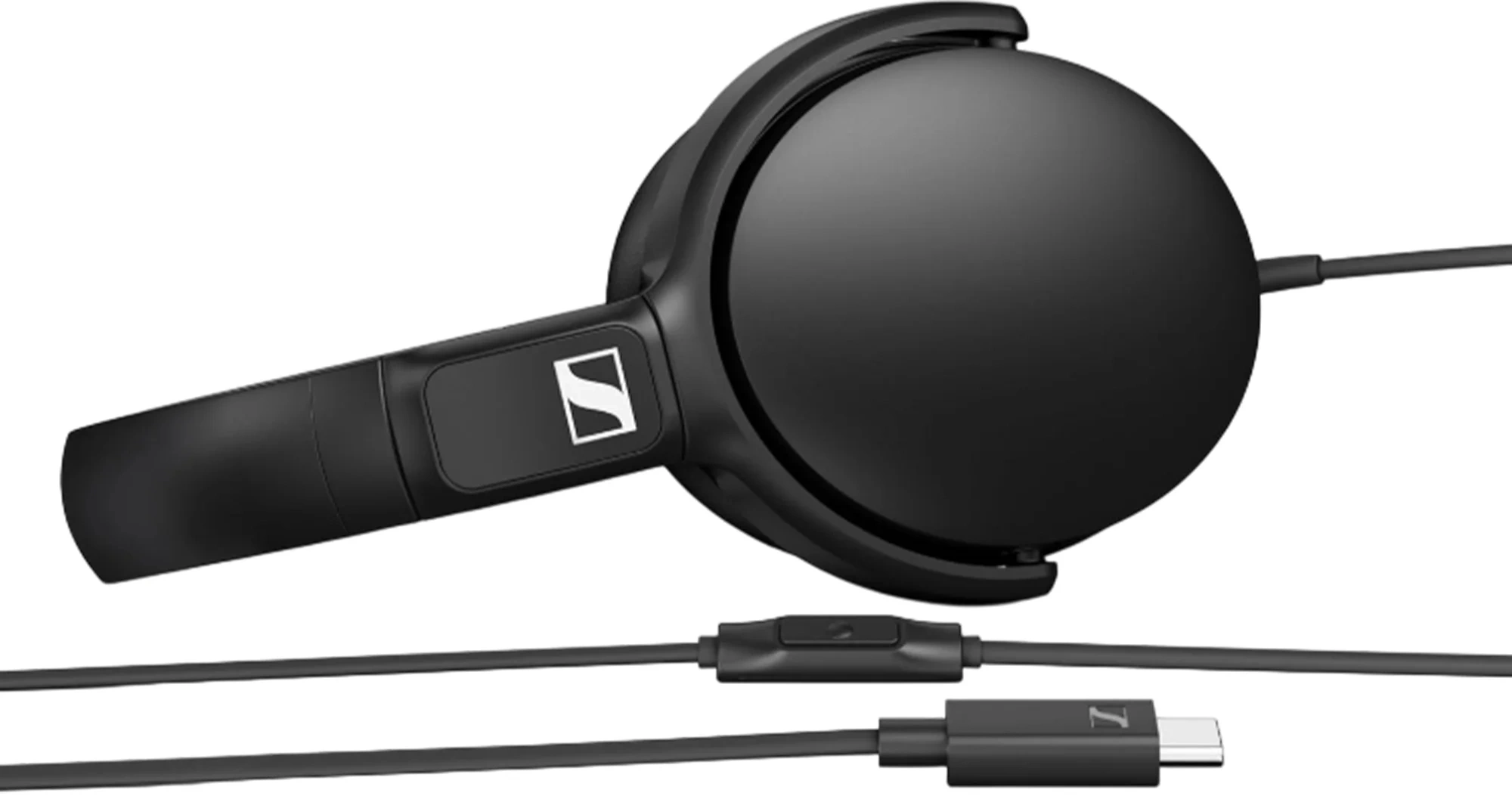 Гарнитура накладные Sennheiser HD 400 U 1.4м черный проводные в ушной раковине (800126) — миниатюра 2