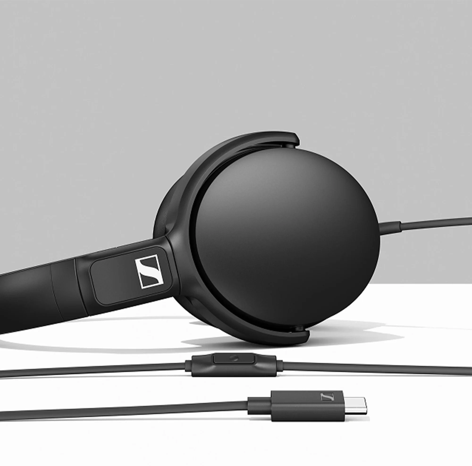 Гарнитура накладные Sennheiser HD 400 U 1.4м черный проводные в ушной раковине (800126) — миниатюра 6