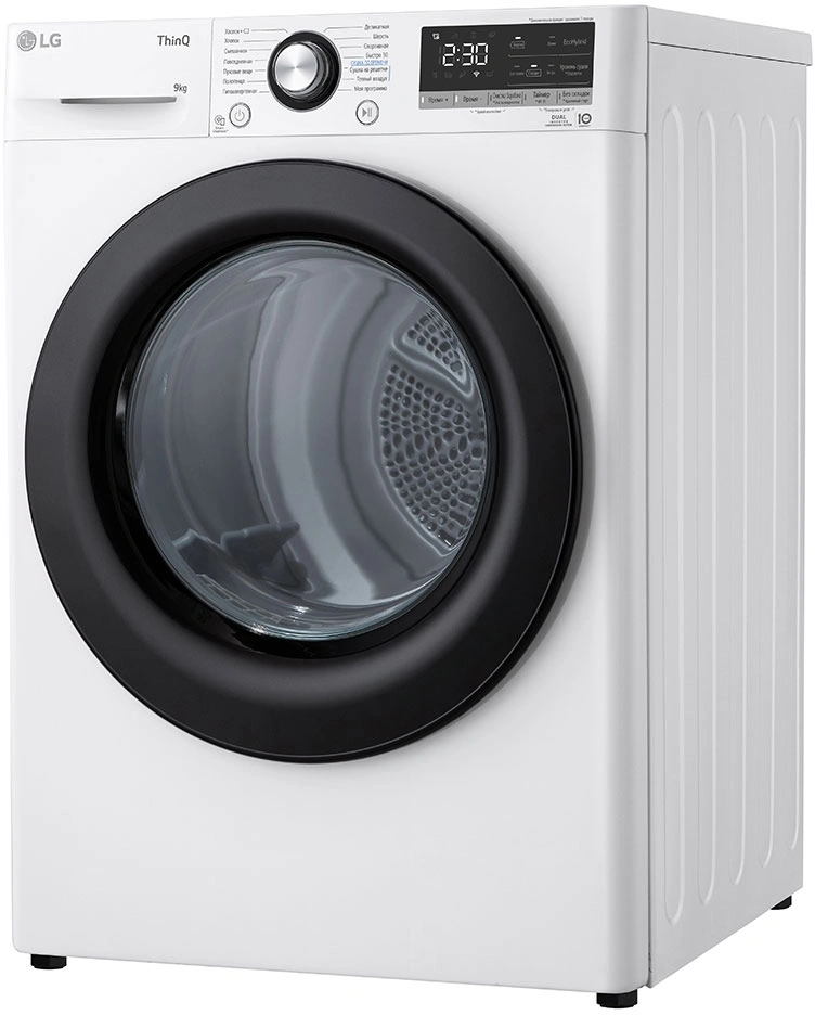 Сушильная машина LG DC90V3V6W.ABWPCOM кл.энер.:A++ макс.загр.:9кг белый — миниатюра 9