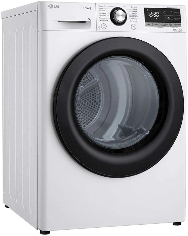 Сушильная машина LG DC90V3V6W.ABWPCOM кл.энер.:A++ макс.загр.:9кг белый — миниатюра 8