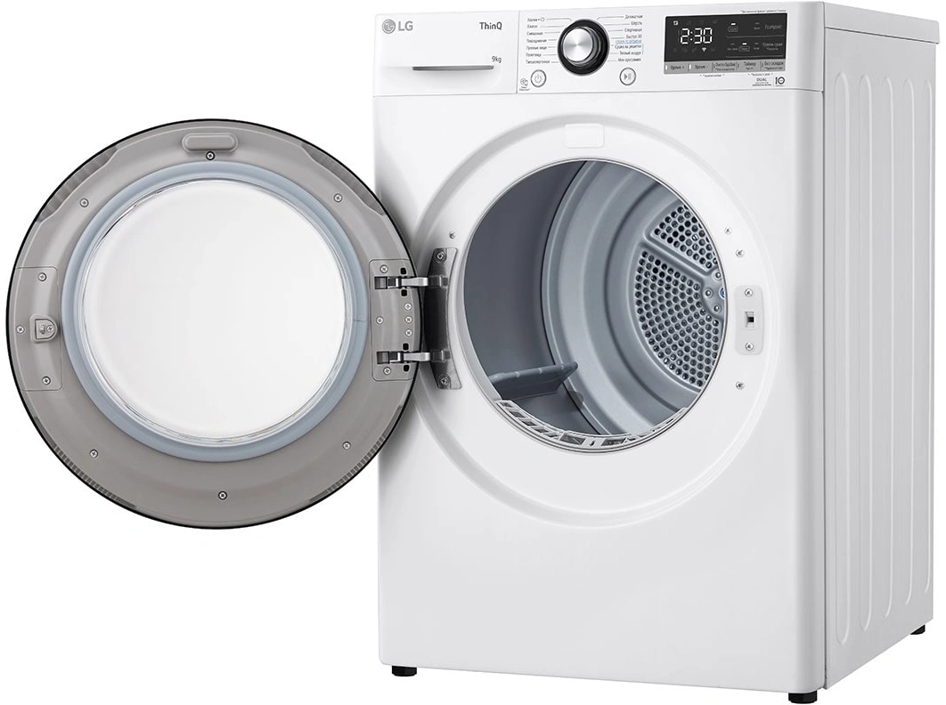 Сушильная машина LG DC90V3V6W.ABWPCOM кл.энер.:A++ макс.загр.:9кг белый — миниатюра 10