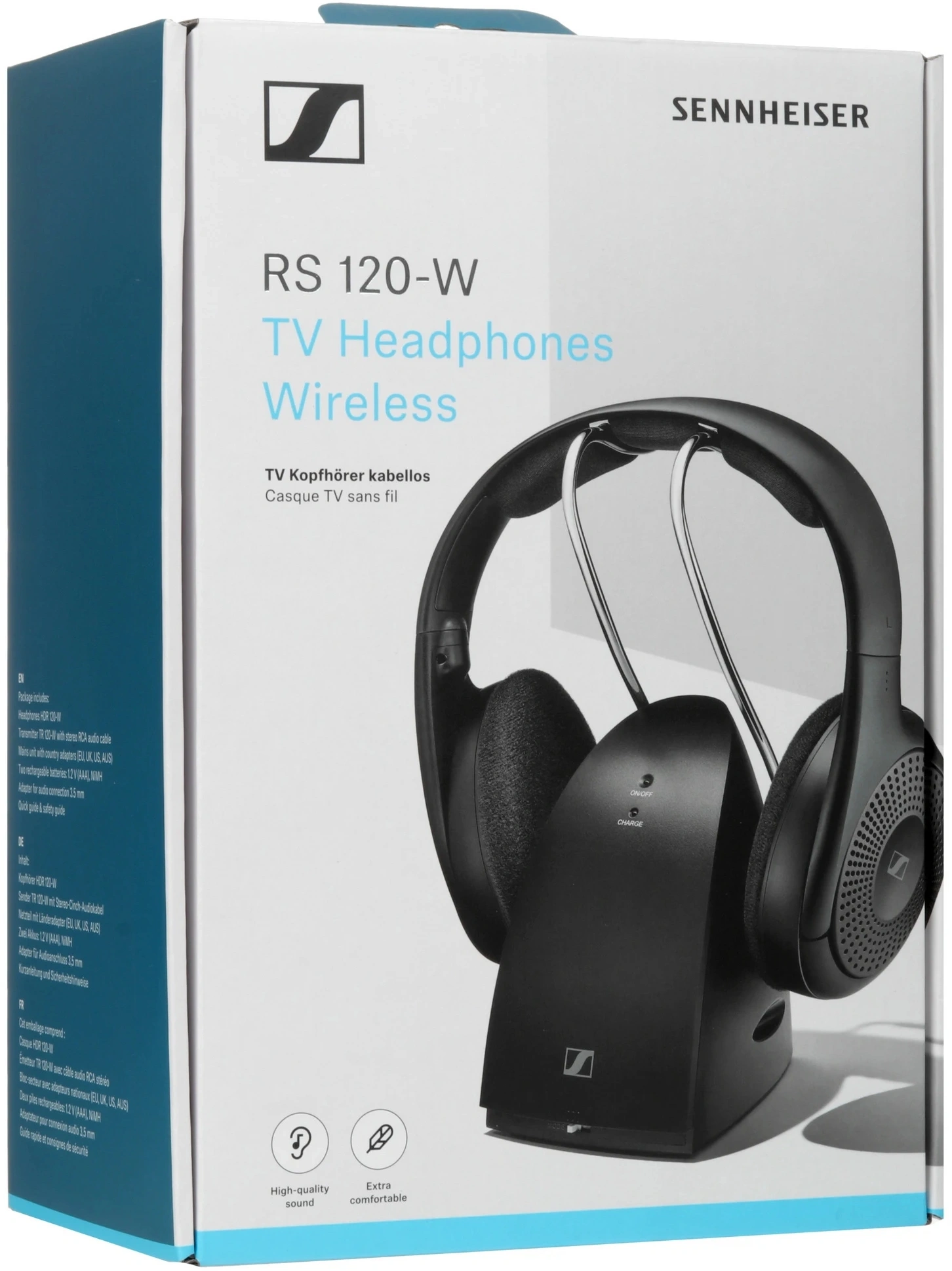 Наушники накладные Sennheiser RS 120-W черный беспроводные bluetooth в ушной раковине (700171 RS 120-W) — миниатюра 16