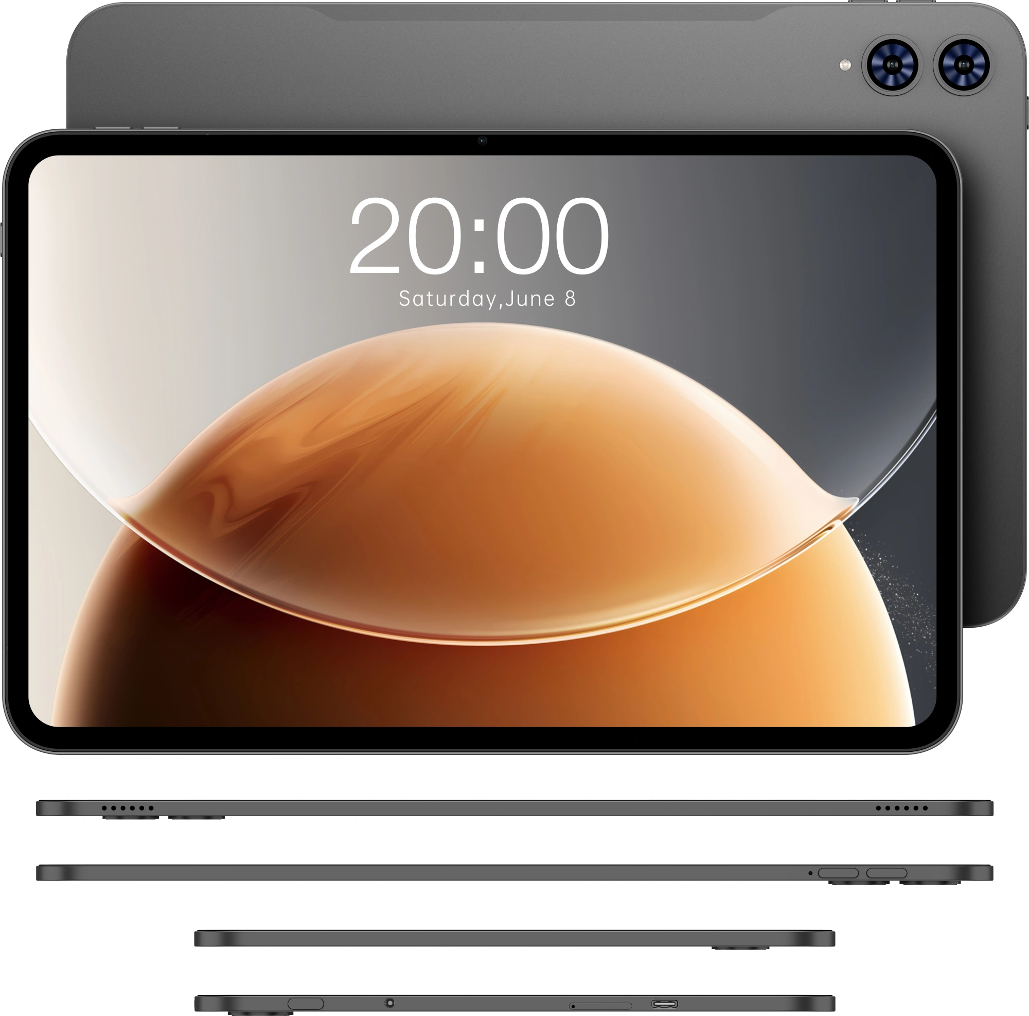 Планшет Teclast T65 Premium set 2026 T7280 (2.2) 8C RAM6Gb ROM256Gb 13.4" IPS 1920x1200 4G Android 16 черный 13Mpix 5Mpix BT WiFi microSD 1Tb 8000mAh — миниатюра 5