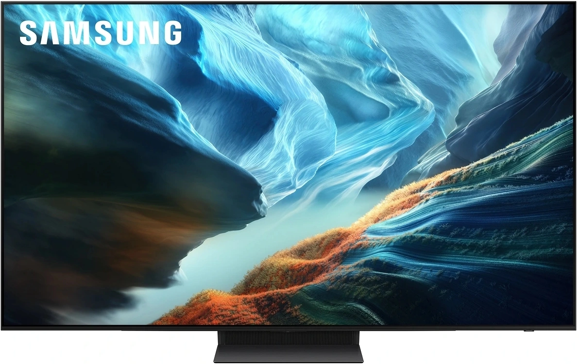 Телевизор OLED Samsung 77" QE77S90HAUXPY Series 9 черный графит 4K Ultra HD 120Hz DVB-T2 DVB-C DVB-S2 USB WiFi Smart TV — фото 1