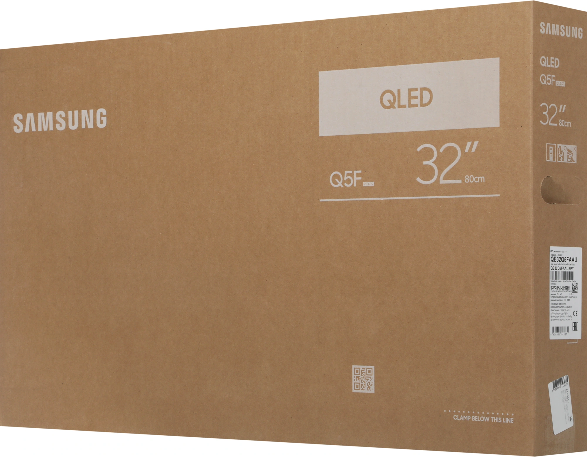 Телевизор QLED Samsung 32" QE32Q5FAAUXPY черный FULL HD 60Hz DVB-T2 DVB-C DVB-S2 USB WiFi Smart TV (RUS) — миниатюра 11